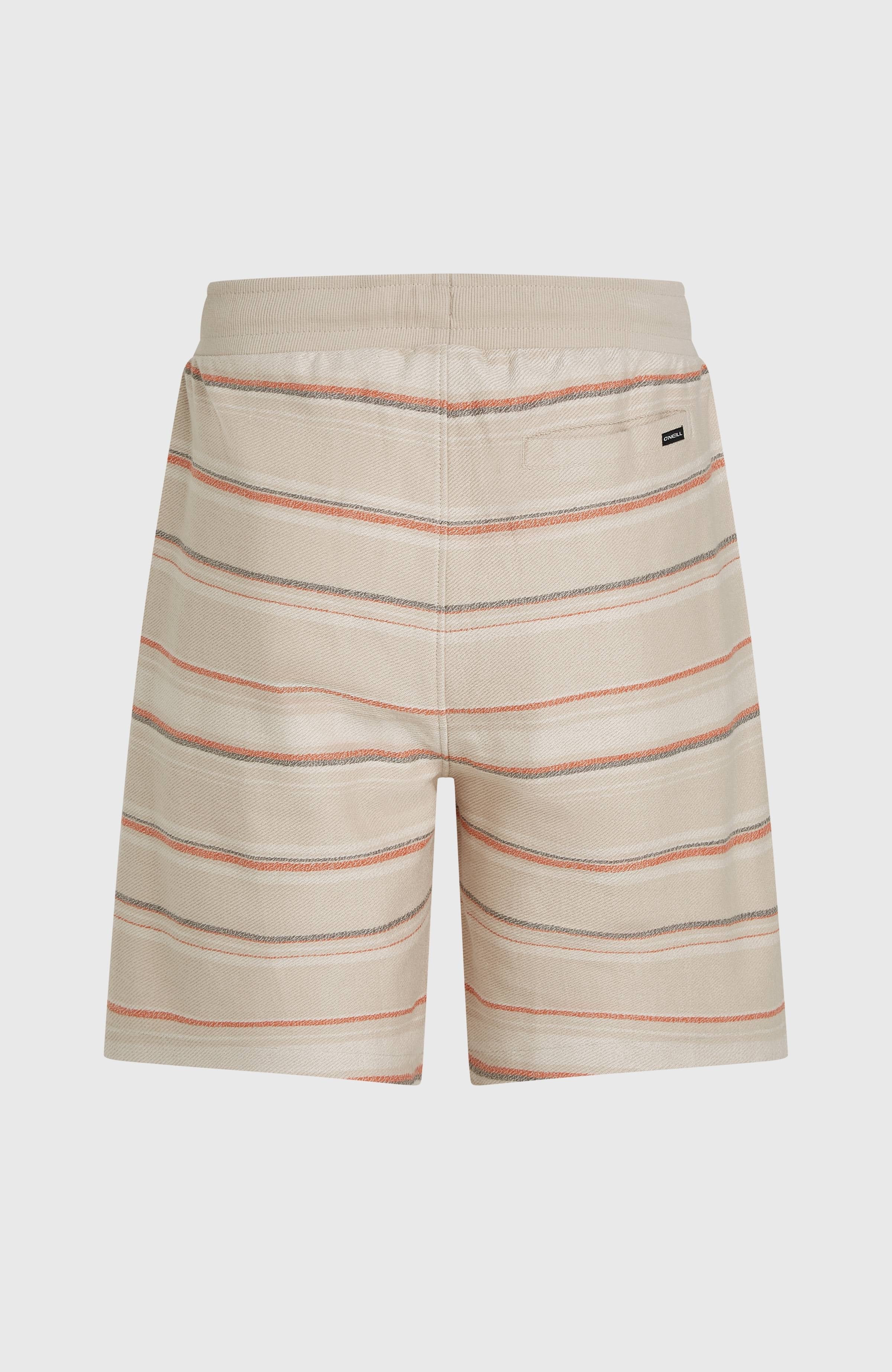 Bavaro Shorts Beige/Orange Bavaro Stripe