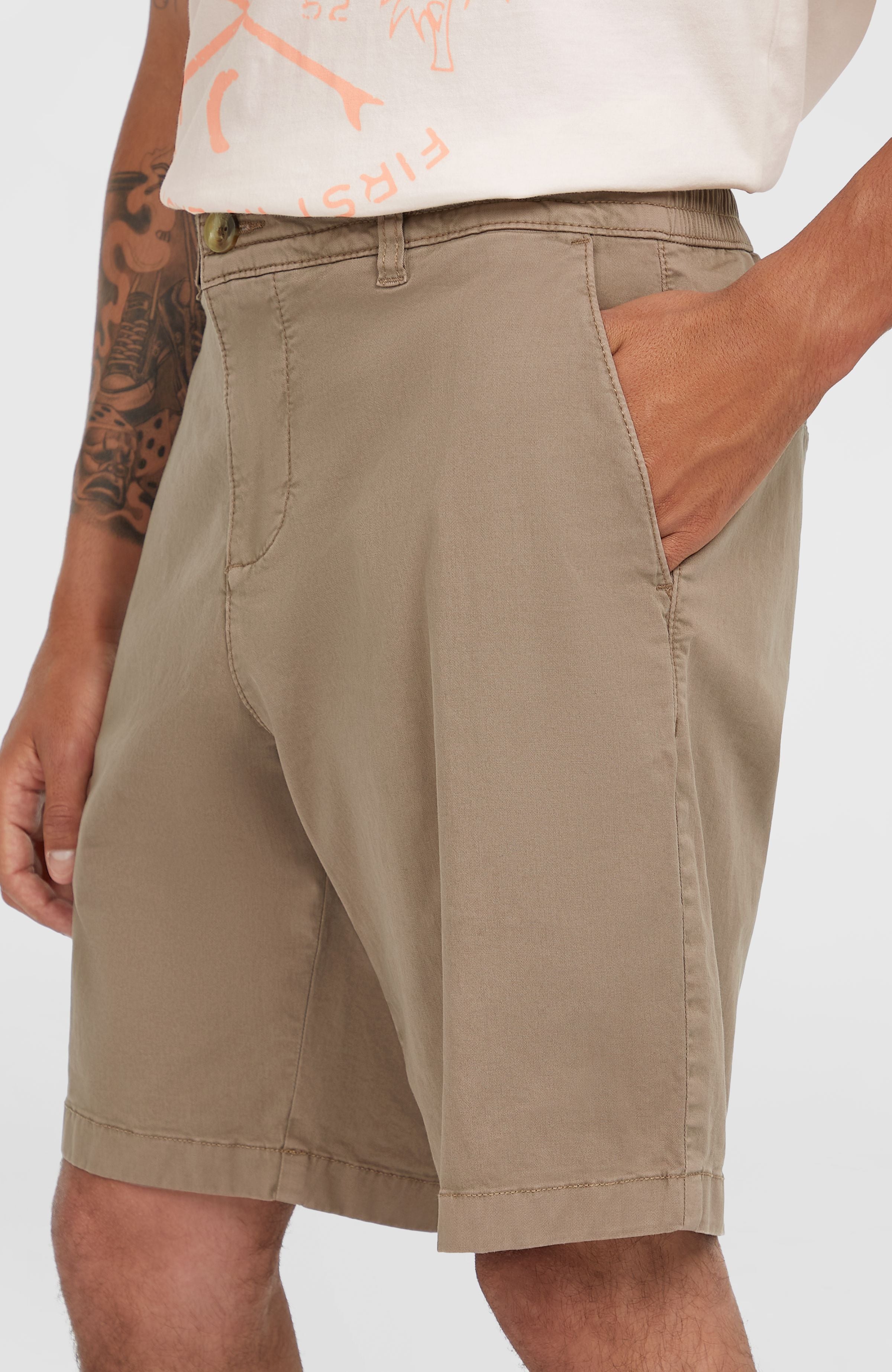 Essentials Chino Shorts Pure Cashmere