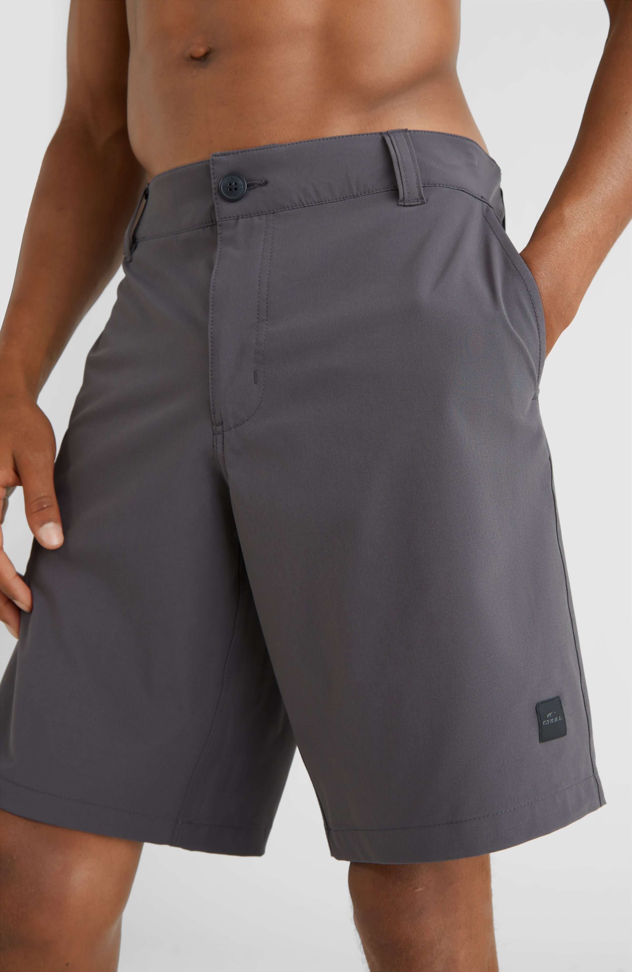 Hybrid Chino Shorts Asphalt
