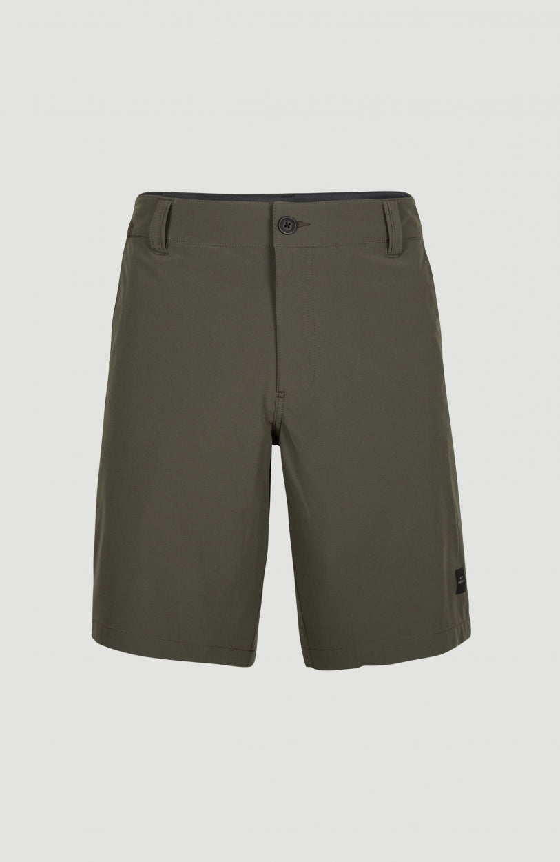Hybrid Chino Shorts Military Green
