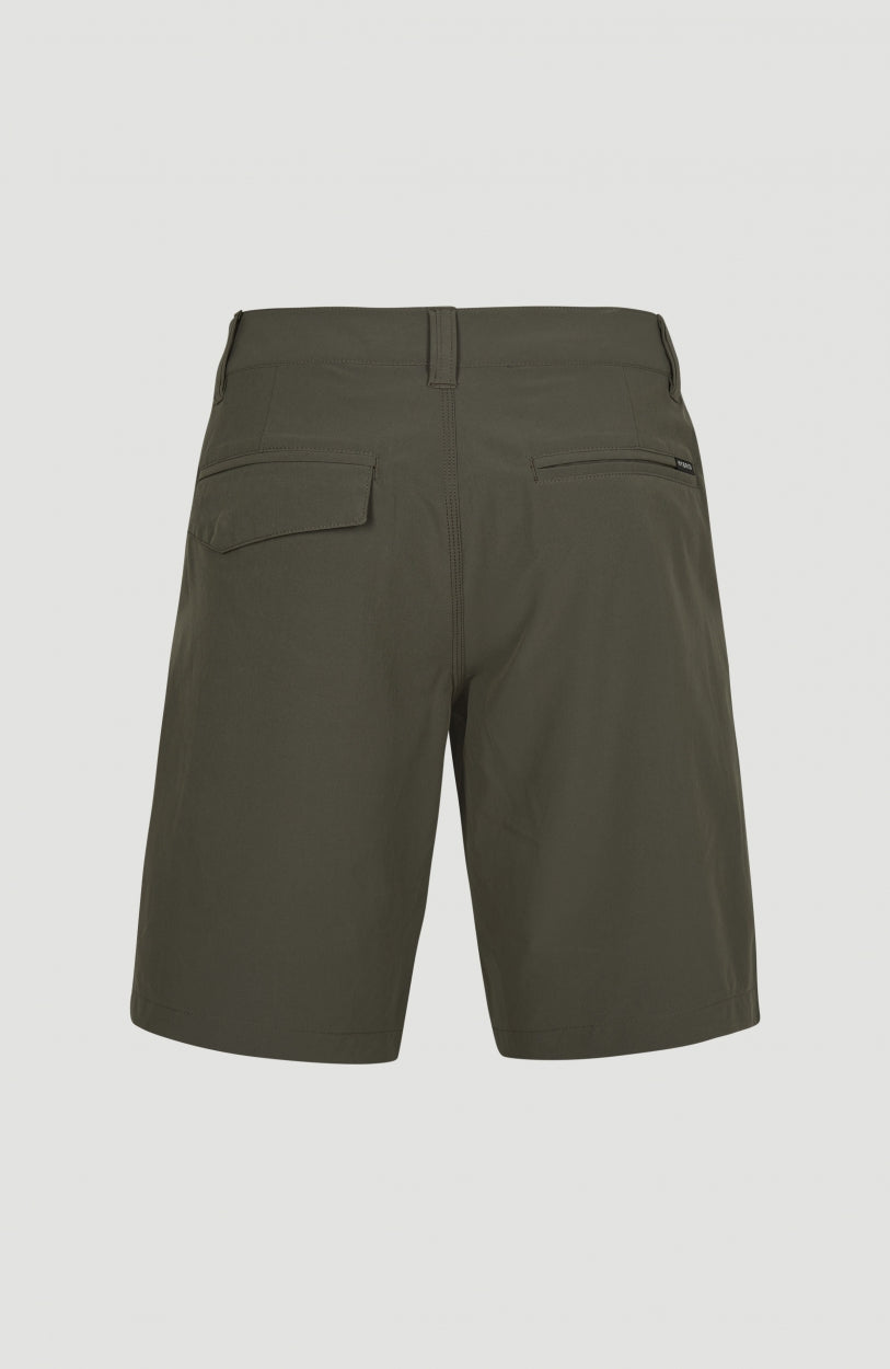 Hybrid Chino Shorts Military Green