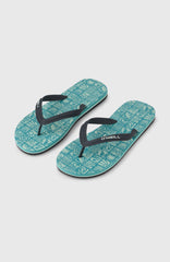Profile Graphic Sandals Blue Bricks