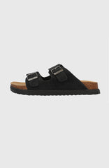 Vince Slider Sandals Black