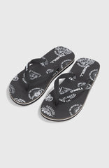 Profile Graphic Sandals Black Mystical