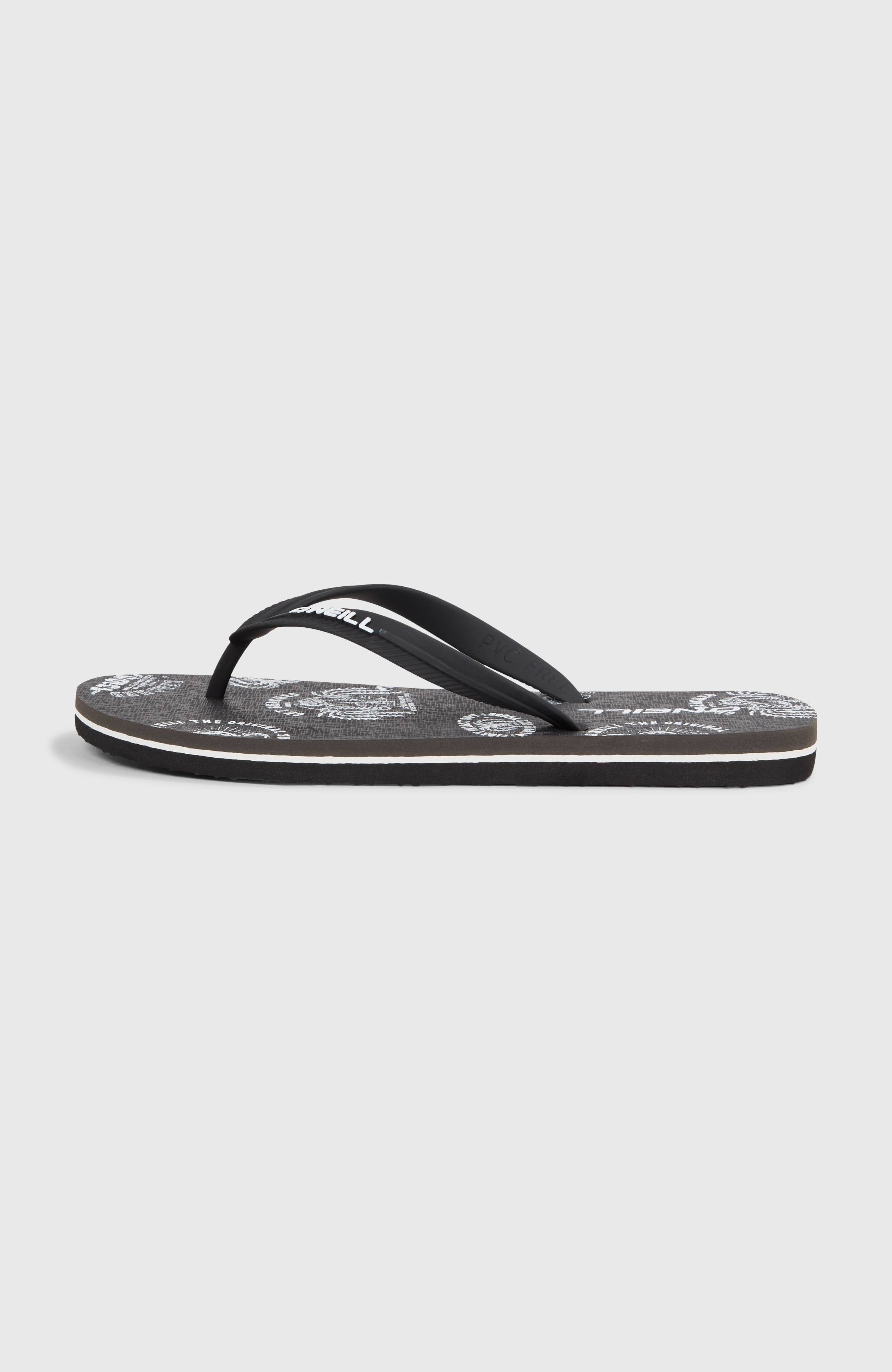 Profile Graphic Sandals Black Mystical