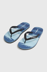 Profile Graphic Sandals Blue Melted Texture