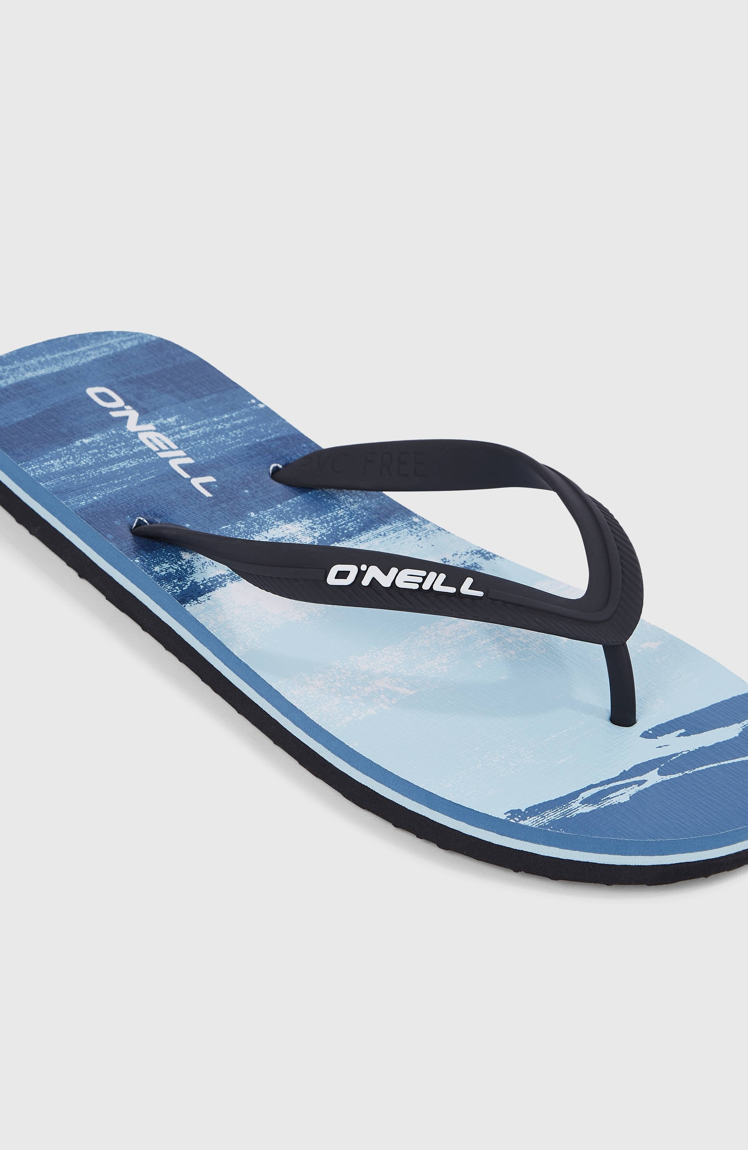 Profile Graphic Sandals Blue Melted Texture