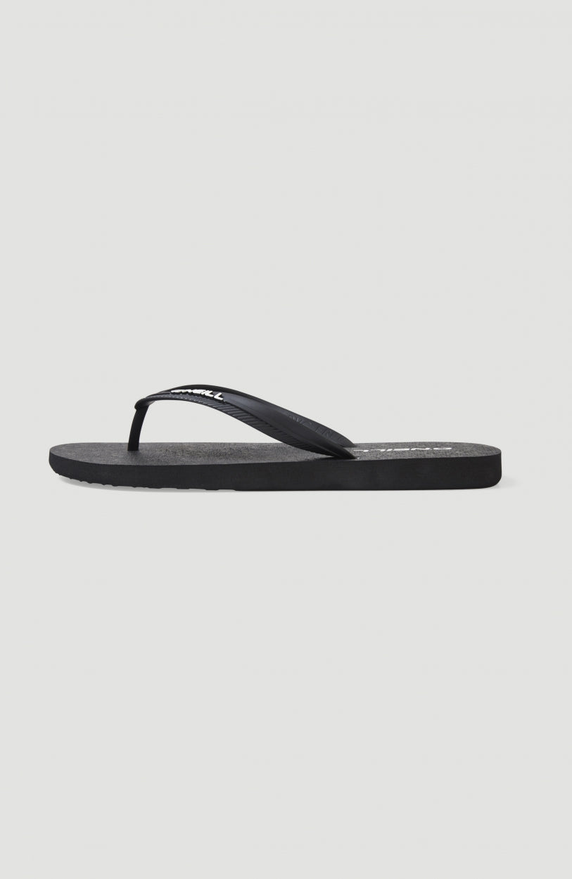 Profile Small Logo Sandals Black Out