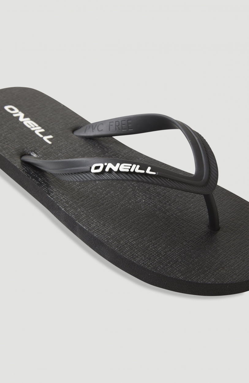 Profile Small Logo Sandals Black Out