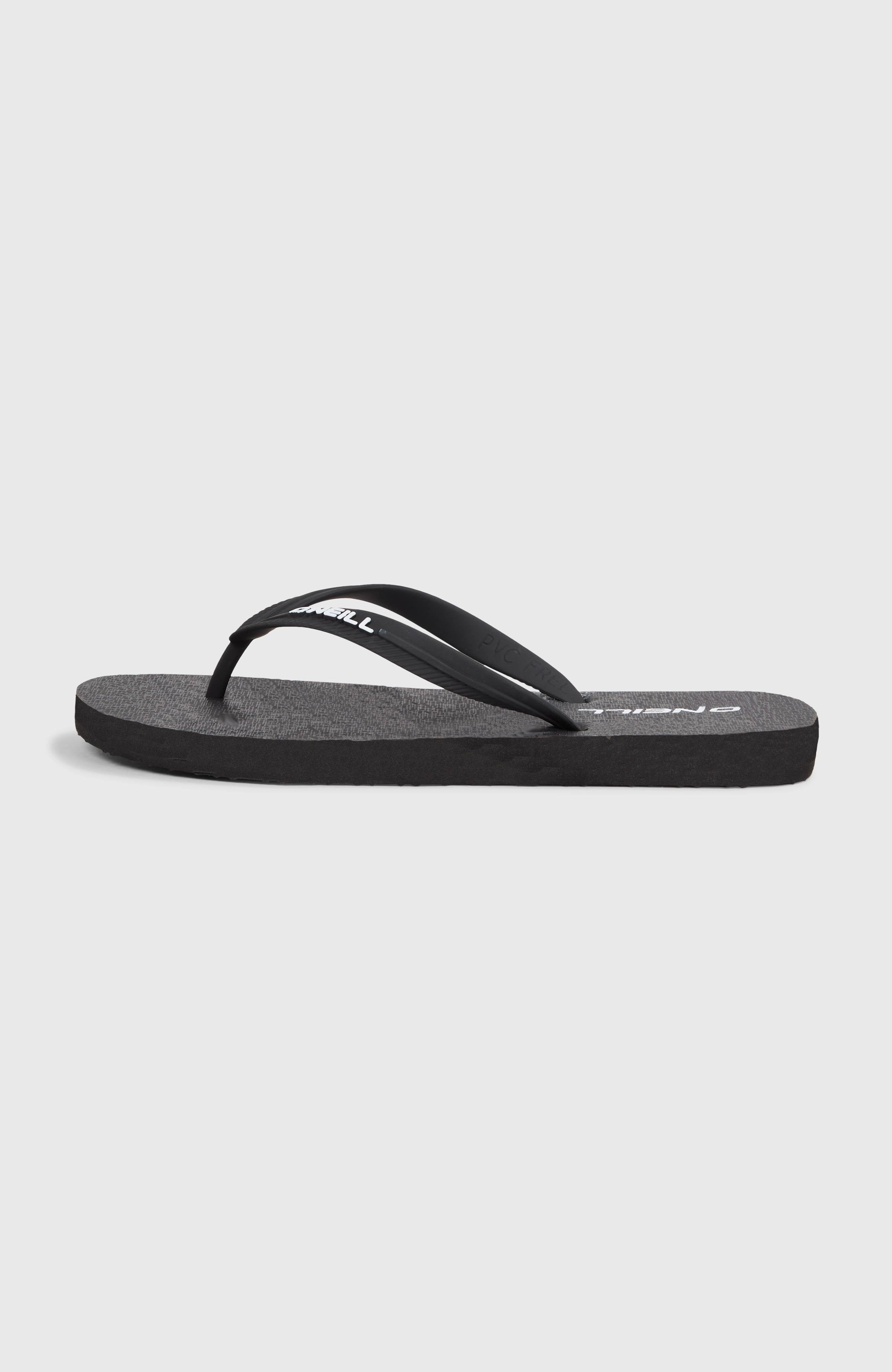 Profile Small Logo Sandals Black Out