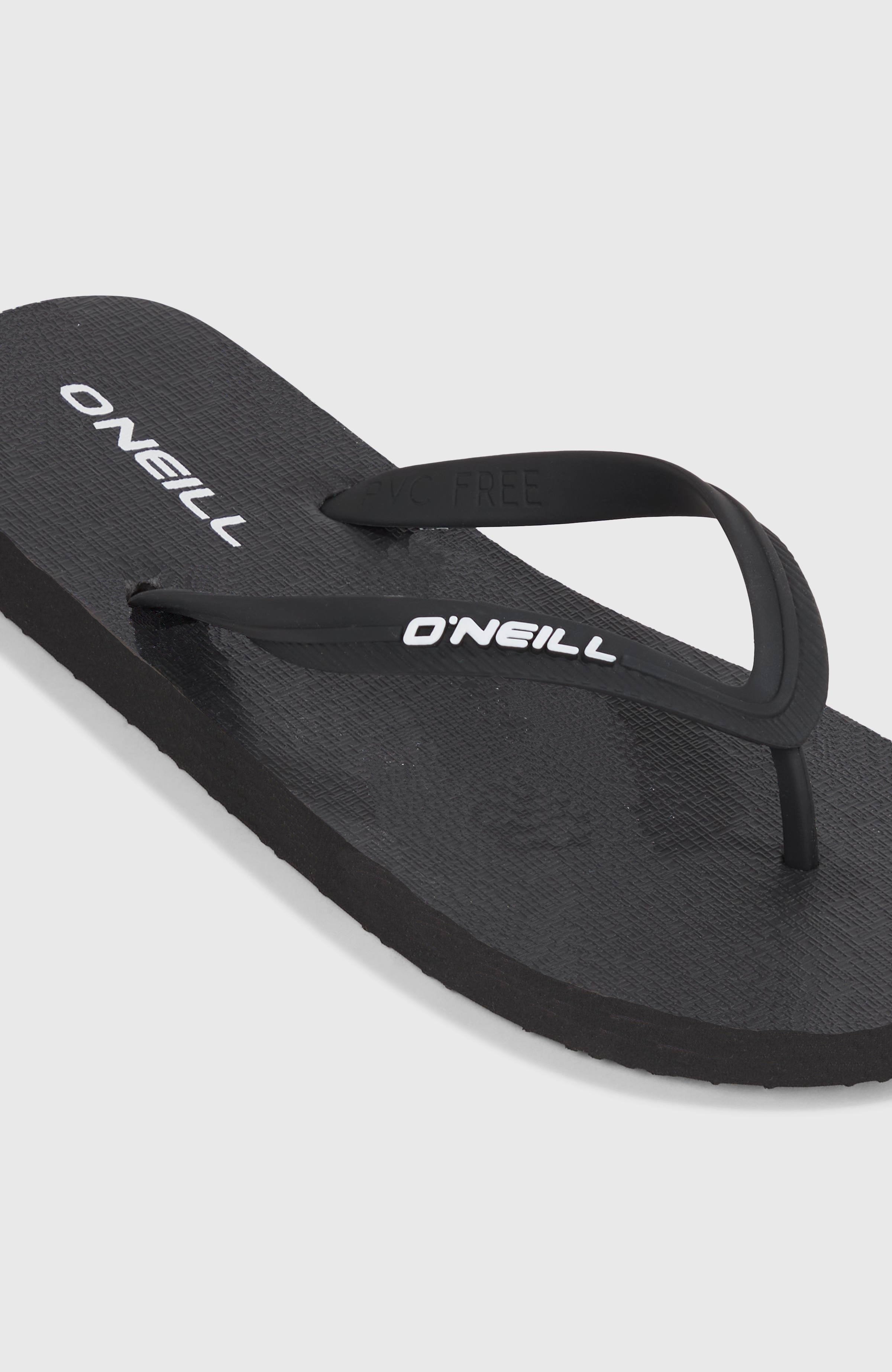 Profile Small Logo Sandals Black Out