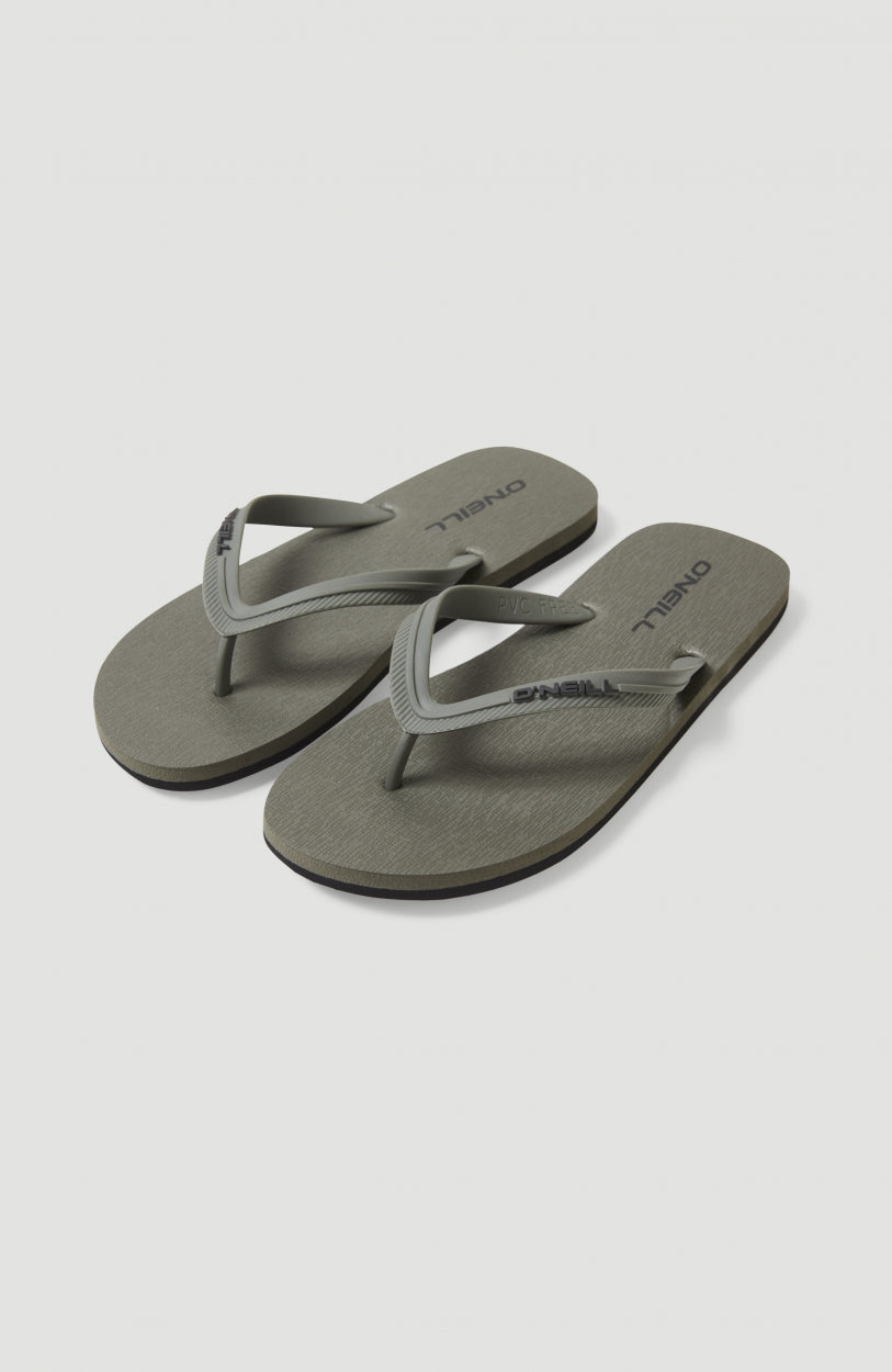 Profile Small Logo Sandals Military Green
