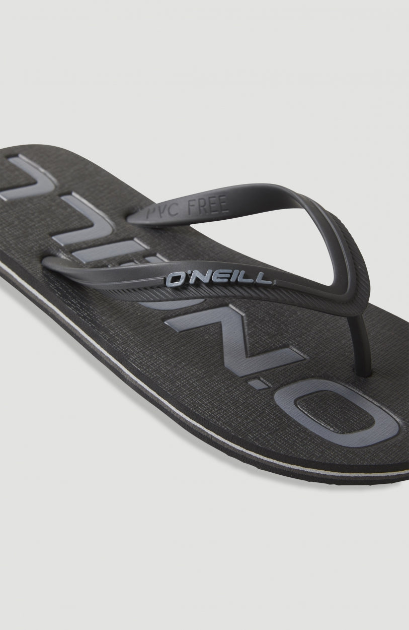 Profile Logo Sandals Black Out