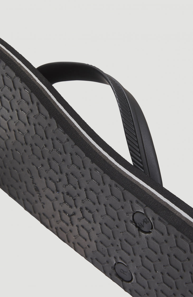 Profile Logo Sandals Black Out