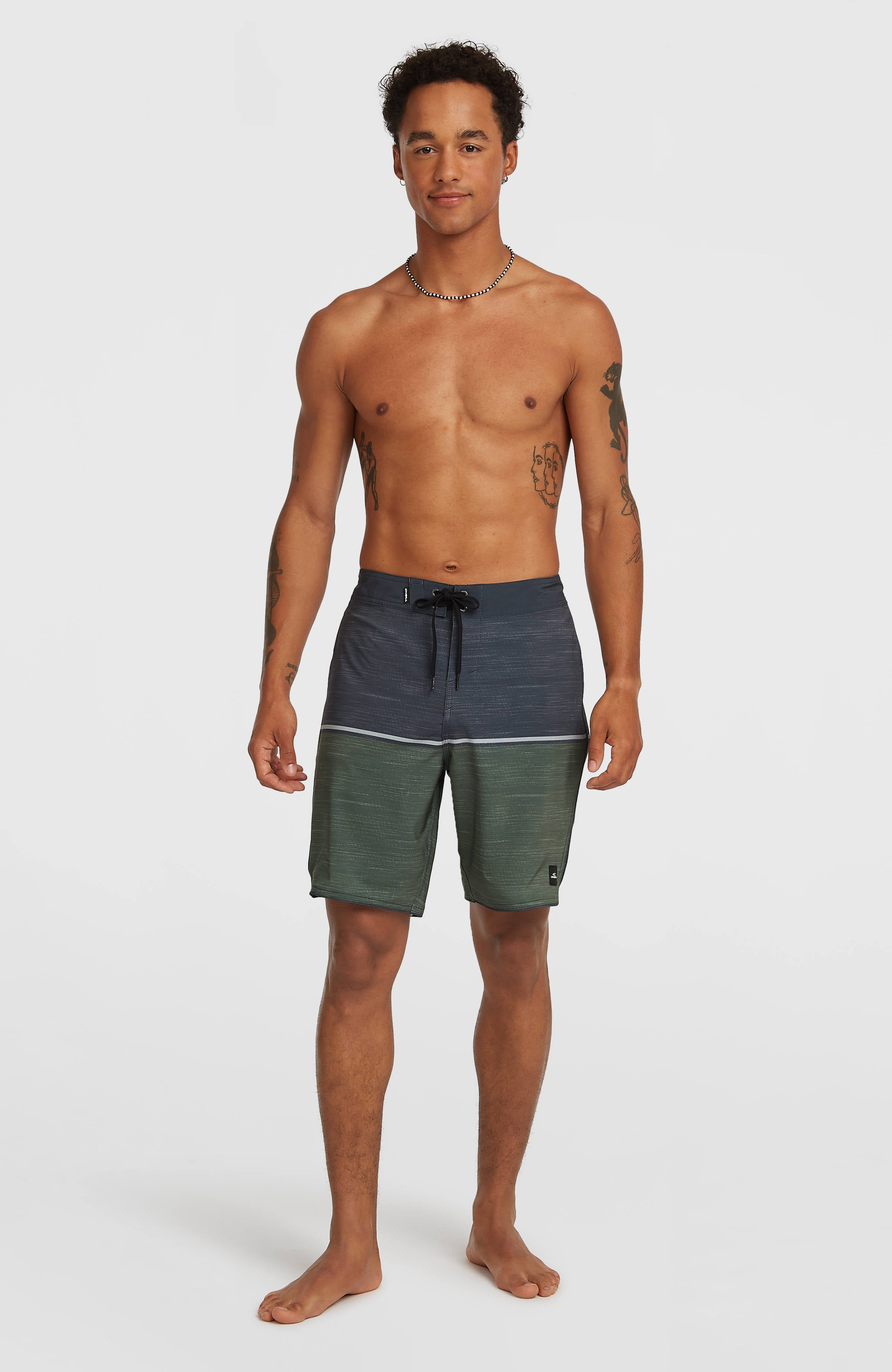 Hyperfreak Mysto Block 19'' Boardshorts Dark Olive Mysto Block