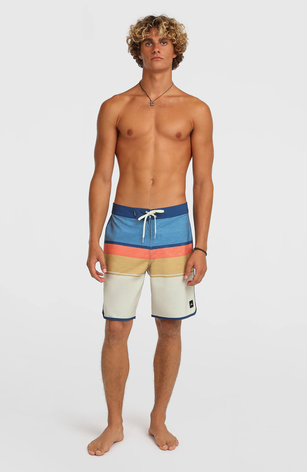 Lennox Scallop 19'' Boardshorts Light Khaki Lennox Scallop
