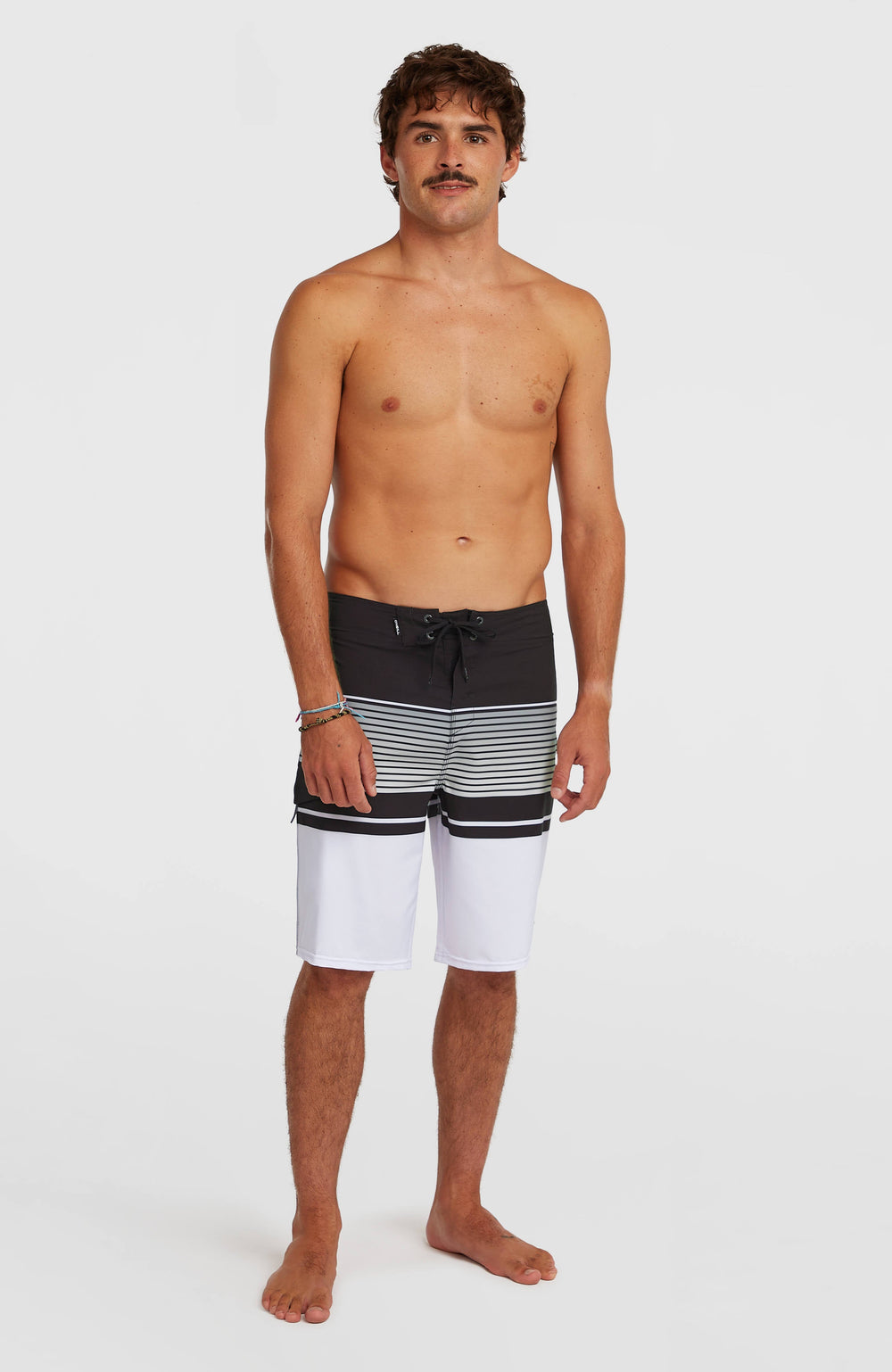 Lennox Stripe 21'' Boardshorts White Lennox Stripe