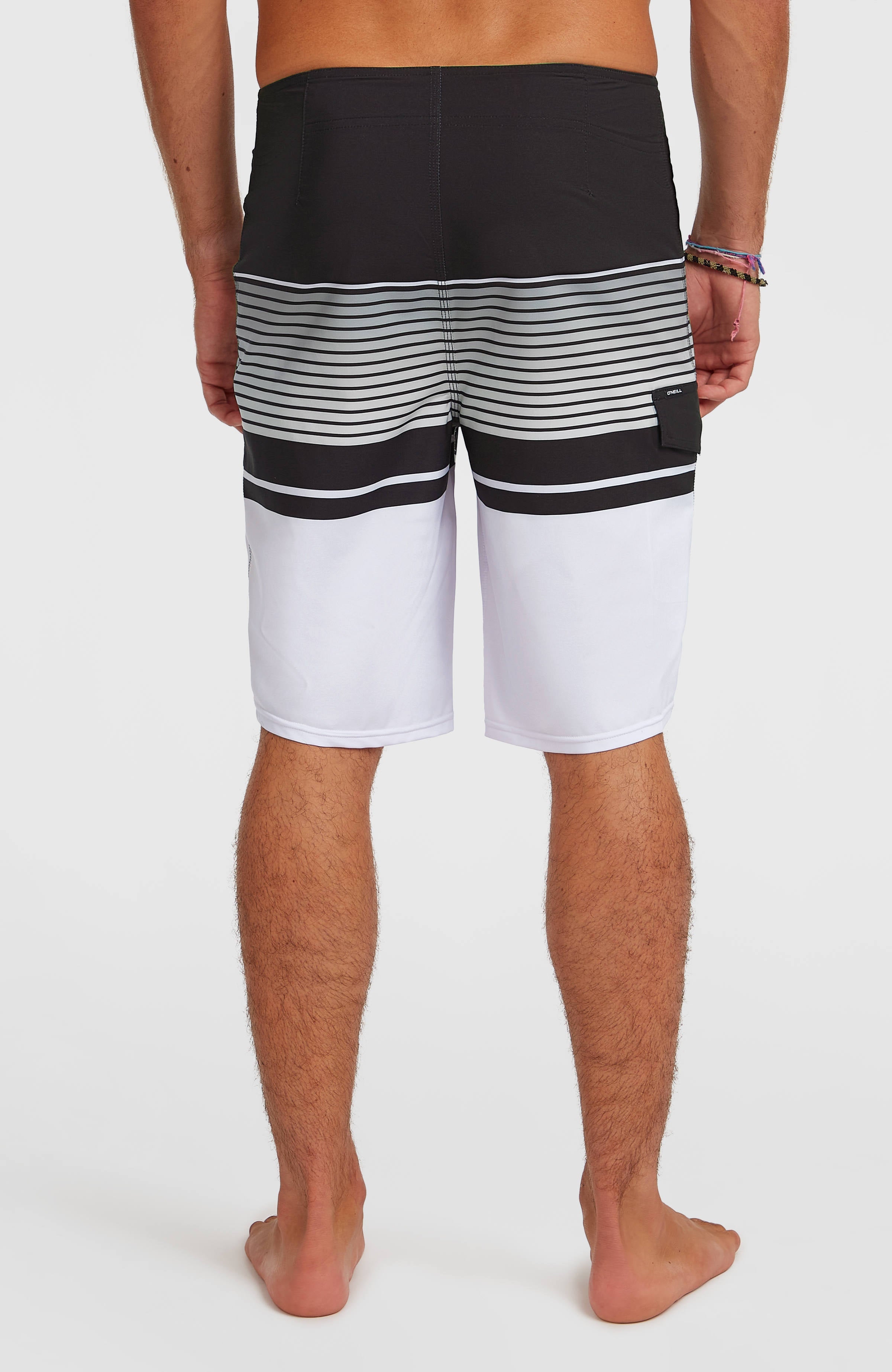 Lennox Stripe 21'' Boardshorts White Lennox Stripe