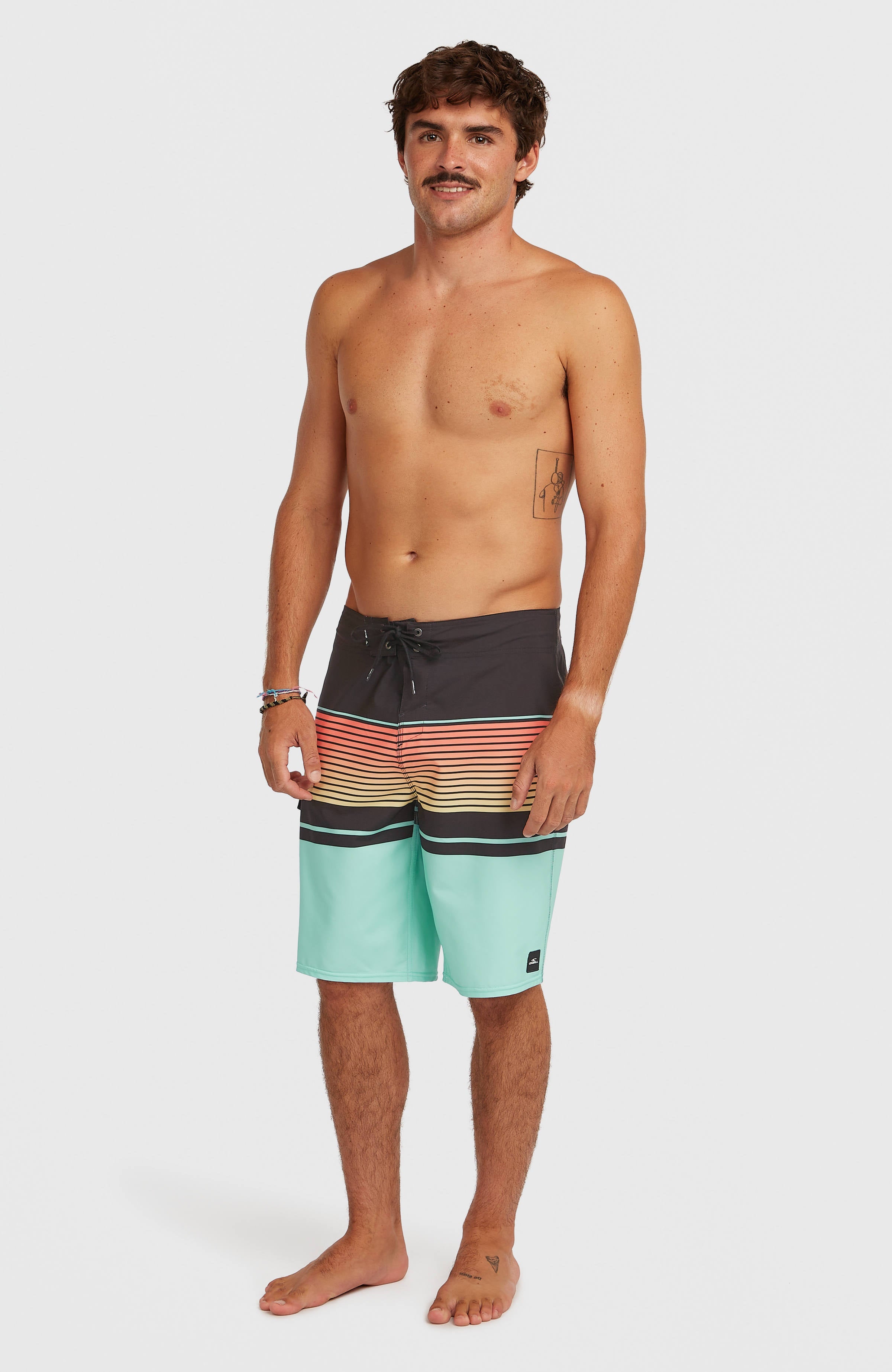Lennox Stripe 21'' Boardshorts Canal Blue Lennox Stripe