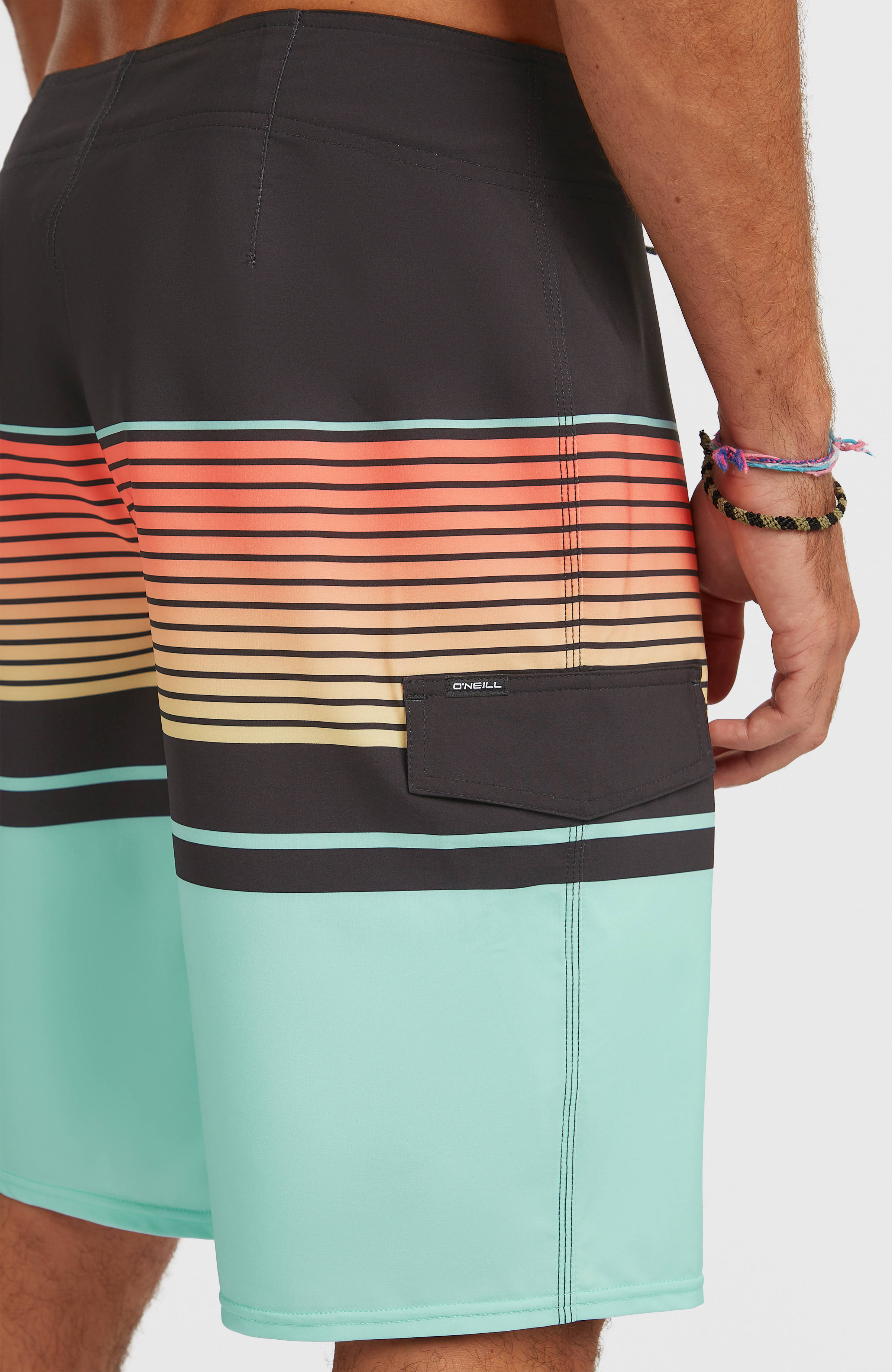 Lennox Stripe 21'' Boardshorts Canal Blue Lennox Stripe