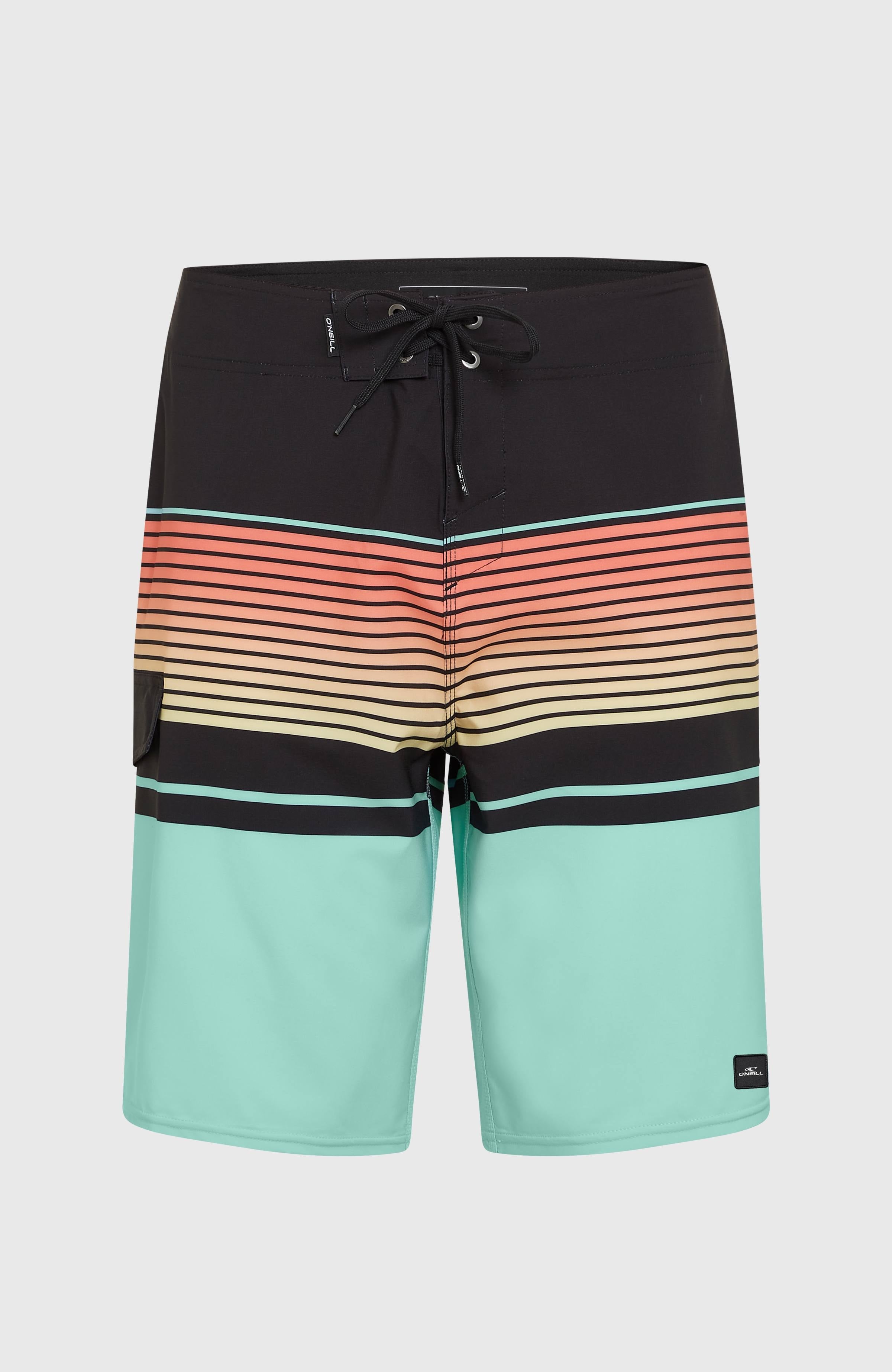 Lennox Stripe 21'' Boardshorts Canal Blue Lennox Stripe