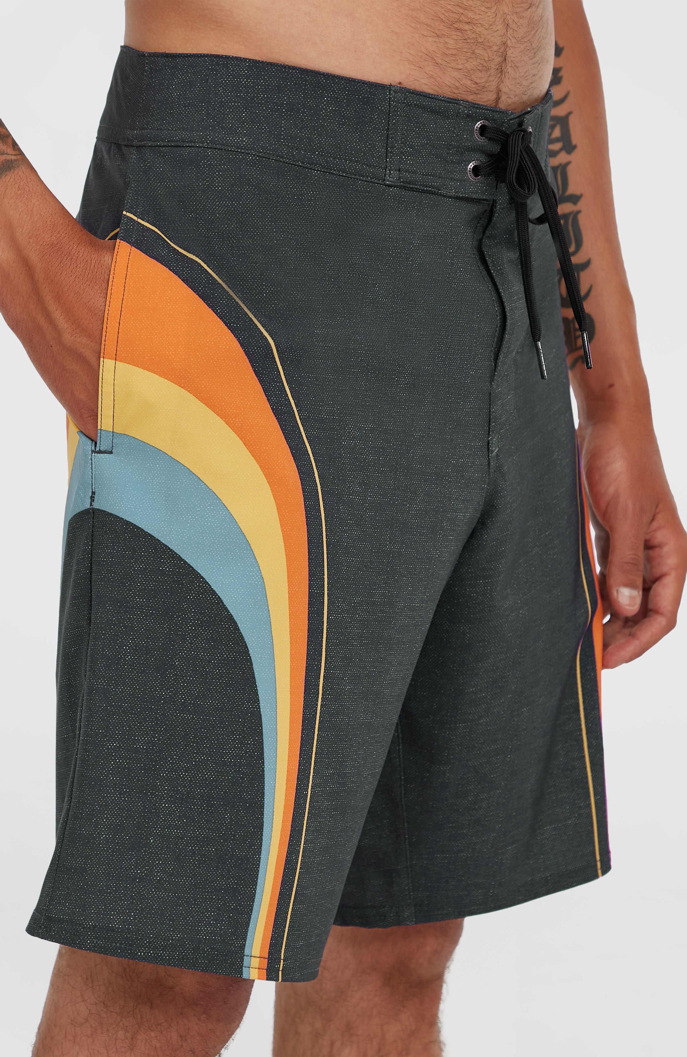 O'Riginals Longboard 19'' Boardshorts Black Originals Stripe