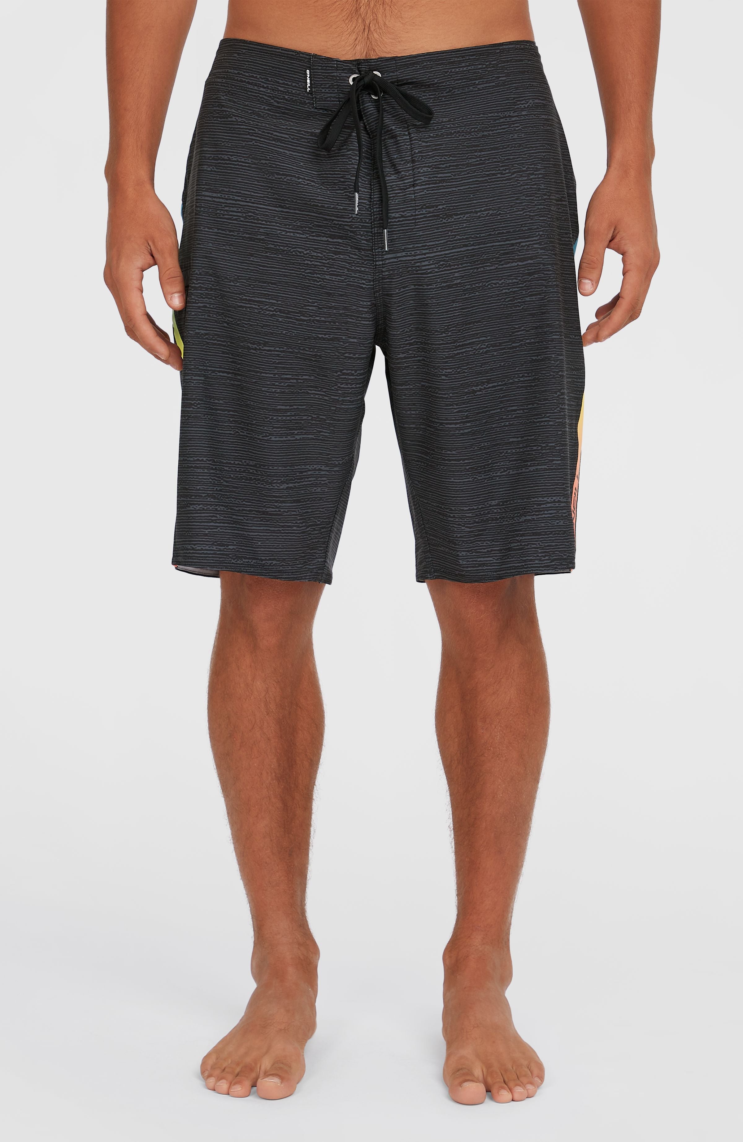 Superfreak 20'' Boardshorts Black Multi Colour Panel