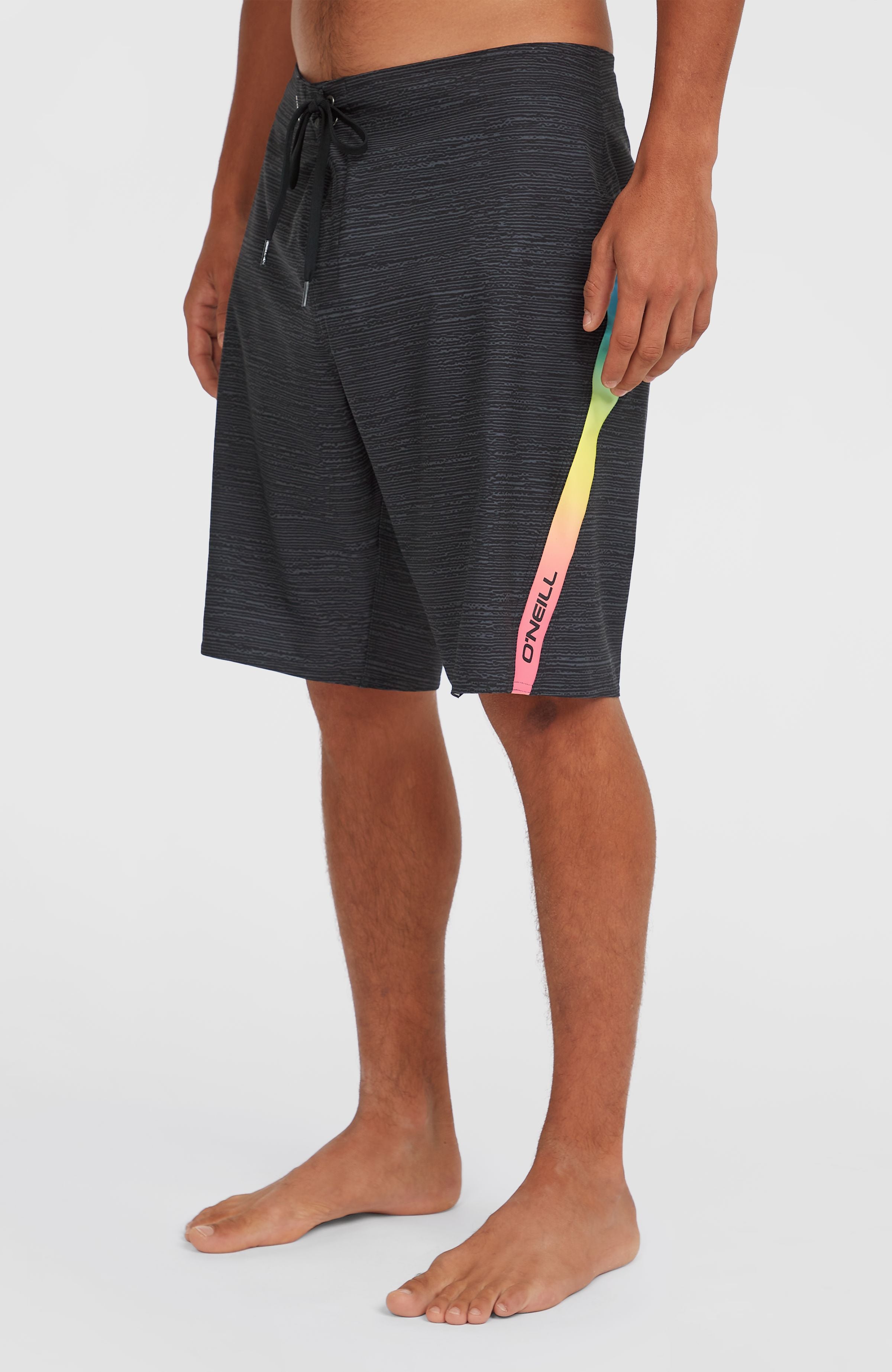 Superfreak 20'' Boardshorts Black Multi Colour Panel
