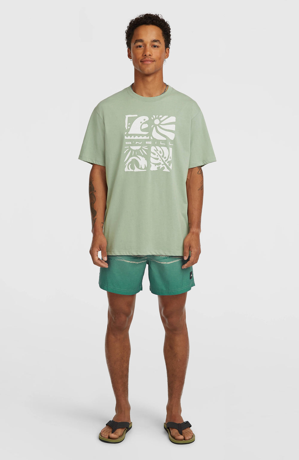 O'Neill First 15'' Swimshorts Green Heritage O'Neill Flip