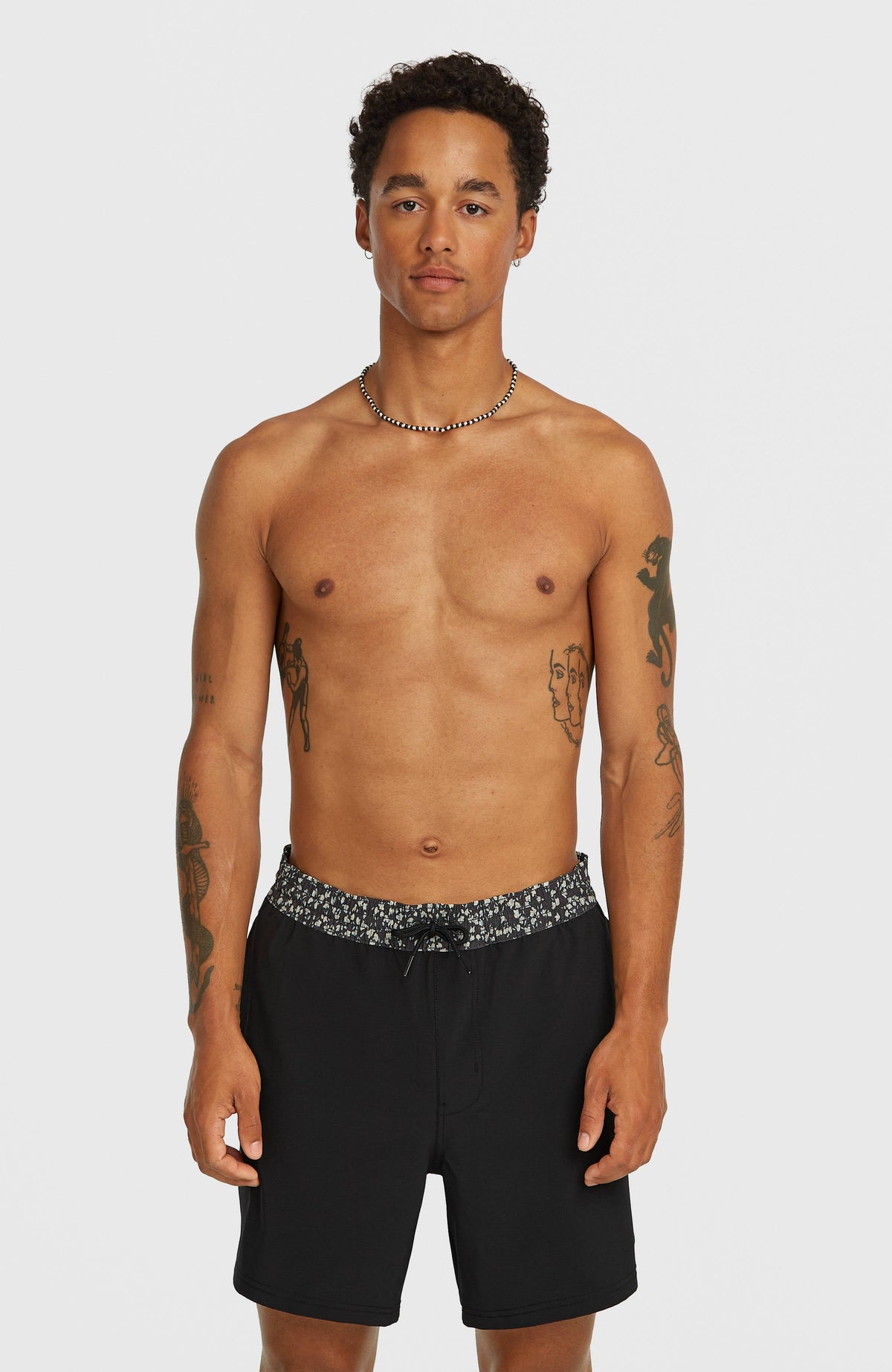 Pocket Print 16'' Swimshorts Black Out
