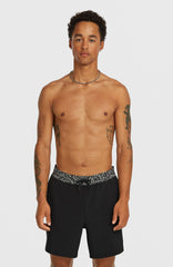 Pocket Print 16'' Swimshorts Black Out