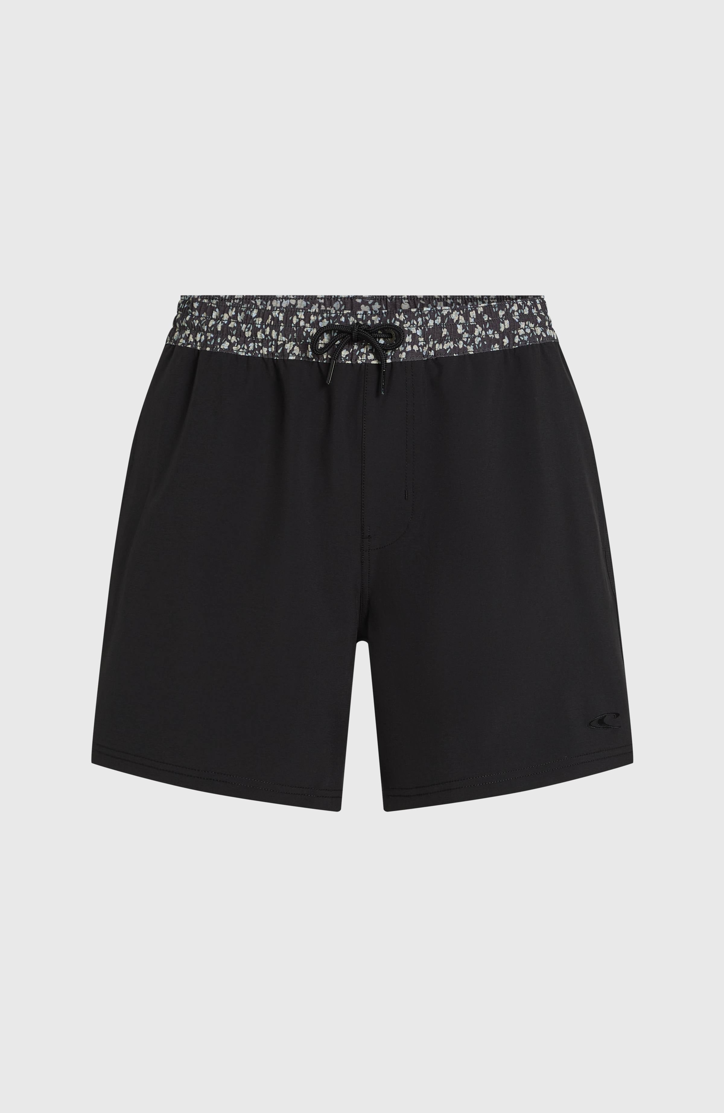 Pocket Print 16'' Swimshorts Black Out