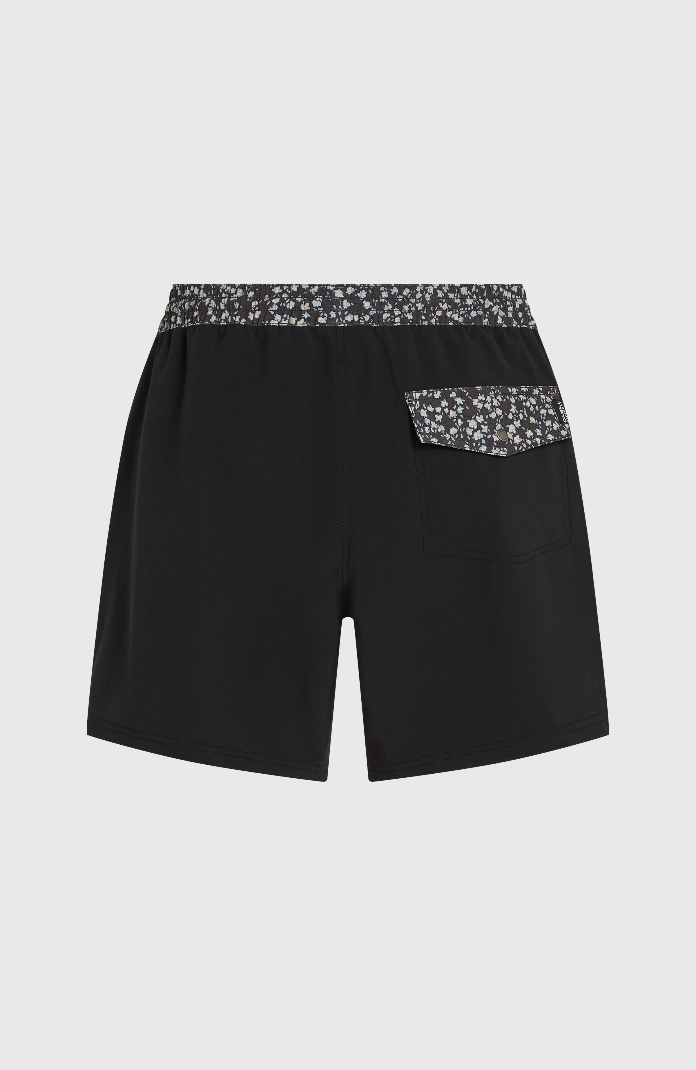 Pocket Print 16'' Swimshorts Black Out