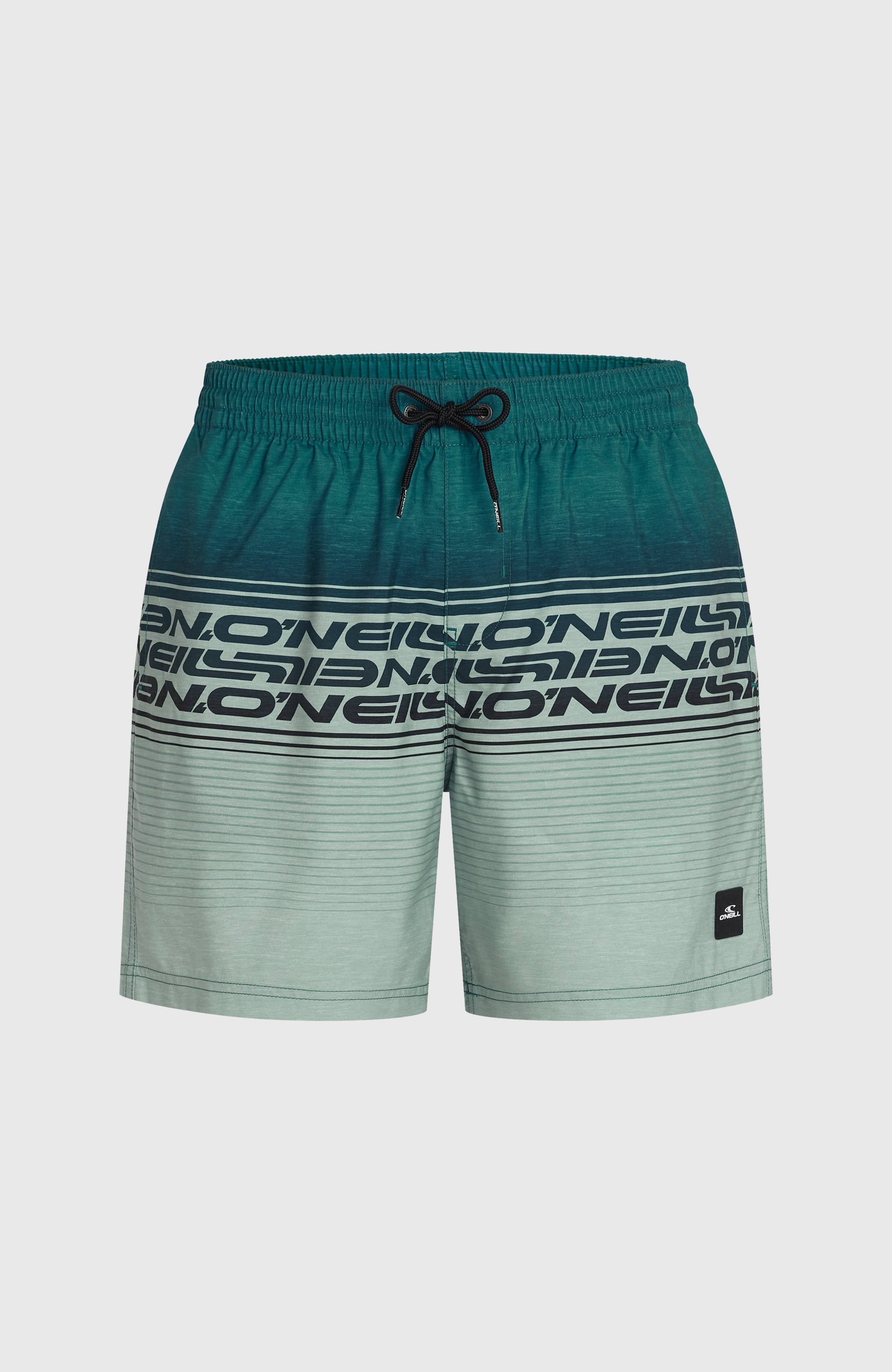 Logo Stripe 16'' Swimshorts Green Heritage Stripe