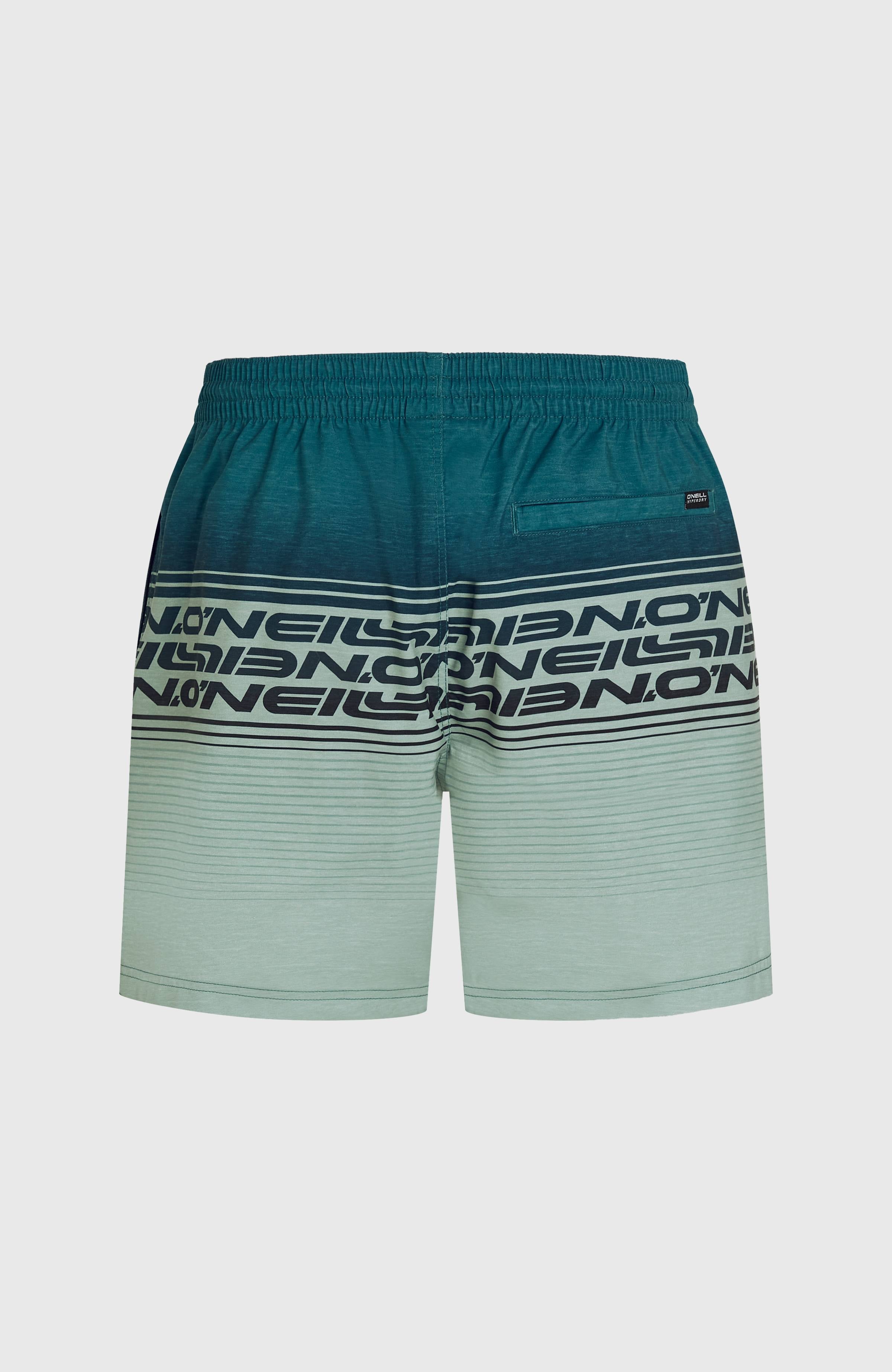 Logo Stripe 16'' Swimshorts Green Heritage Stripe