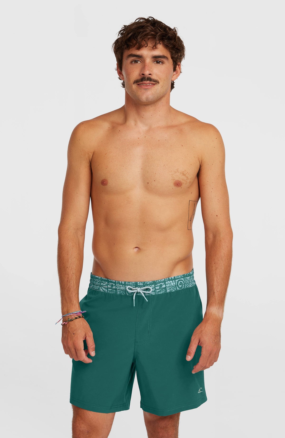 Pocket Print 16'' Swimshorts Botanical Heat
