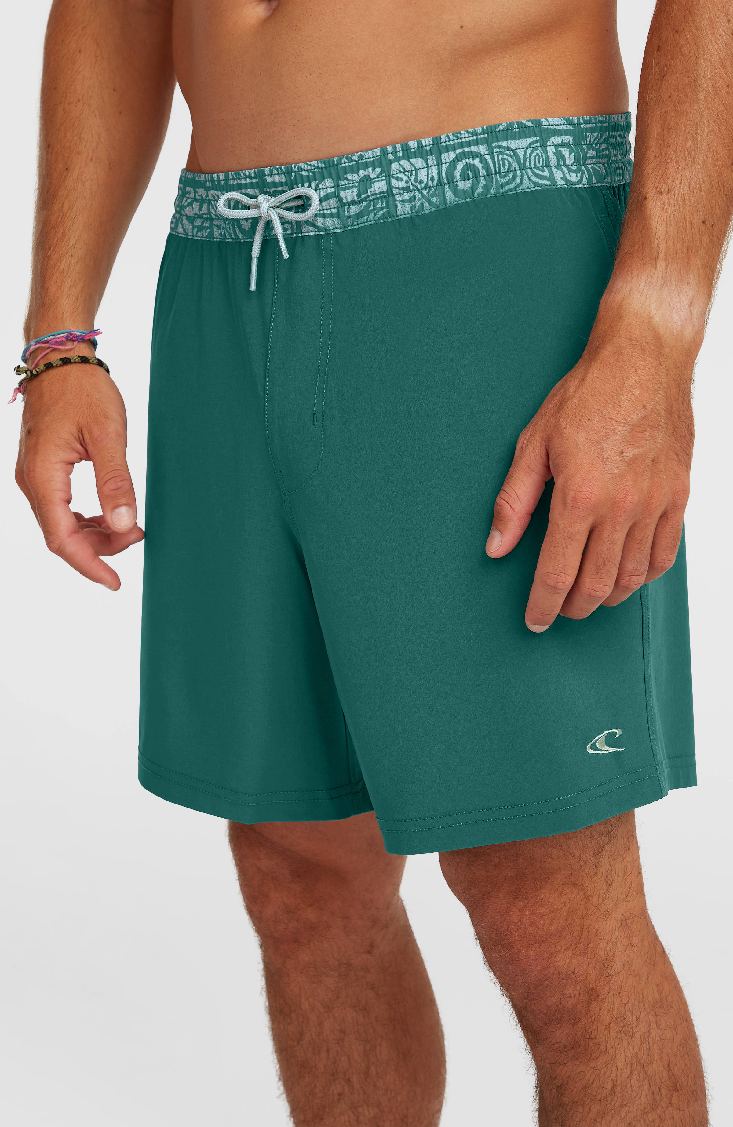 Pocket Print 16'' Swimshorts Botanical Heat