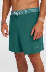 Pocket Print 16'' Swimshorts Botanical Heat