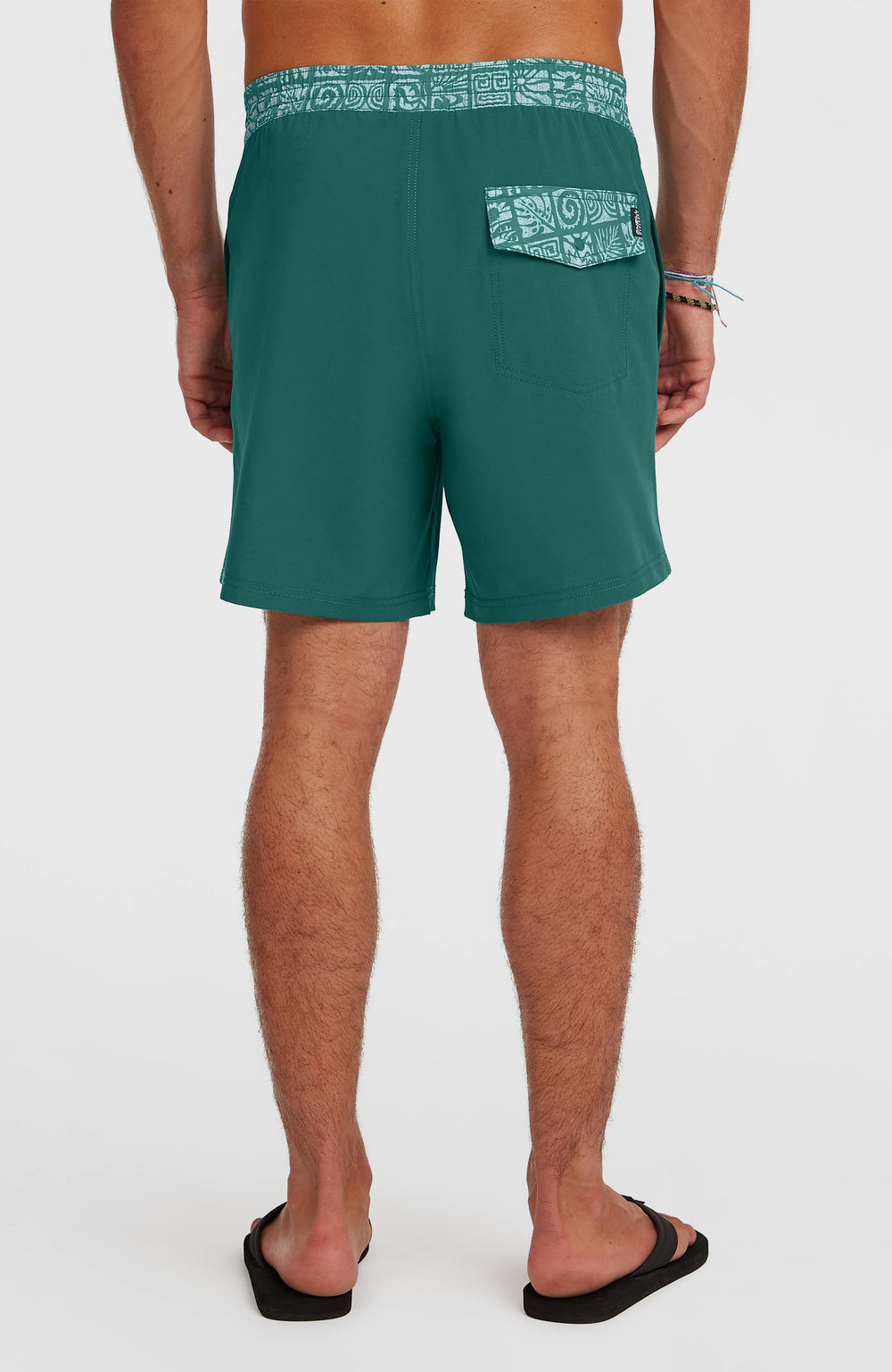 Pocket Print 16'' Swimshorts Botanical Heat