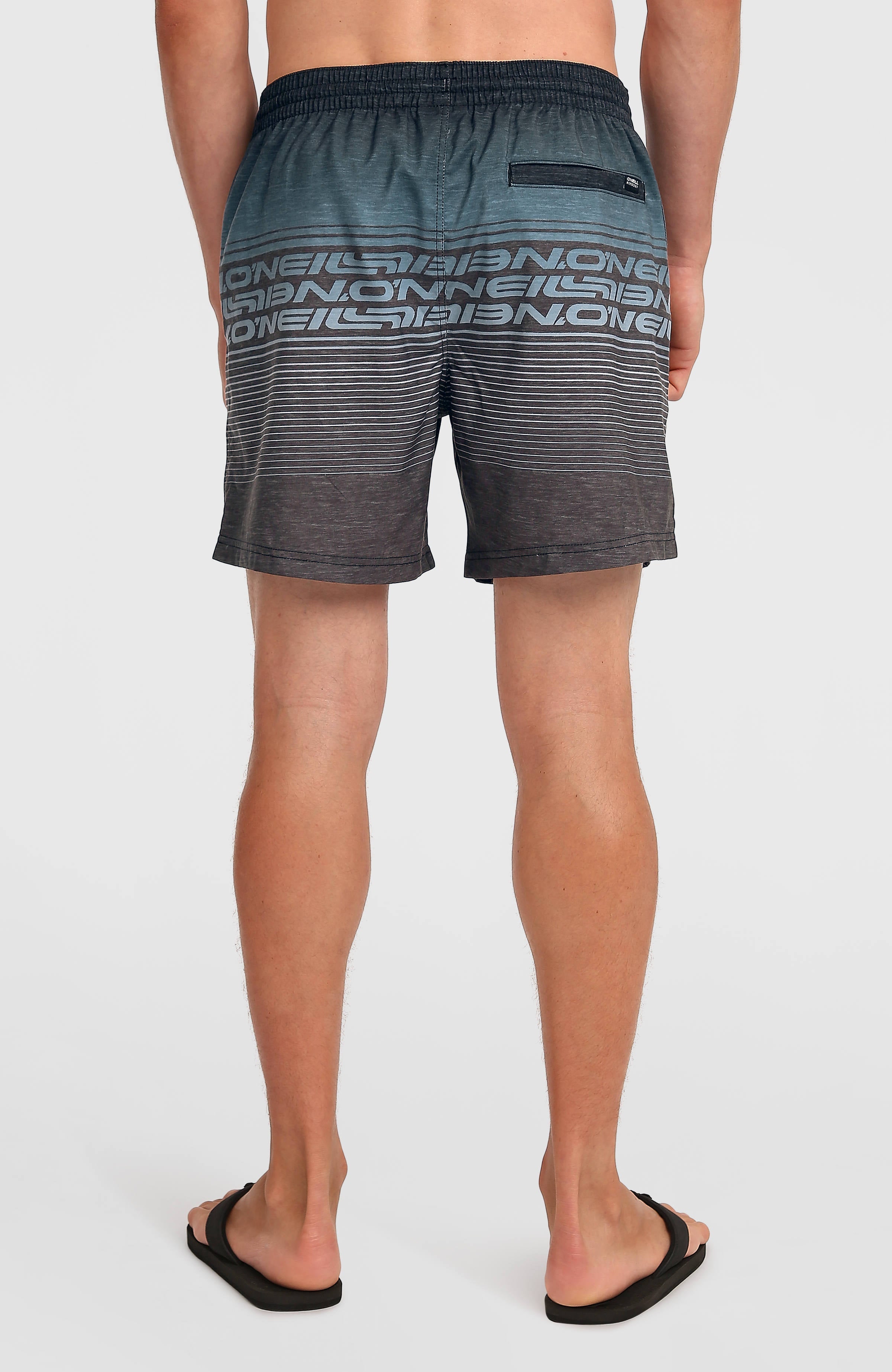 Logo Stripe 16'' Swimshorts Black Out Heritage O'Neill Stripe