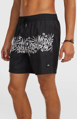 O'Neill Uni Flower 16'' Swimshorts Black Tropical Stripe