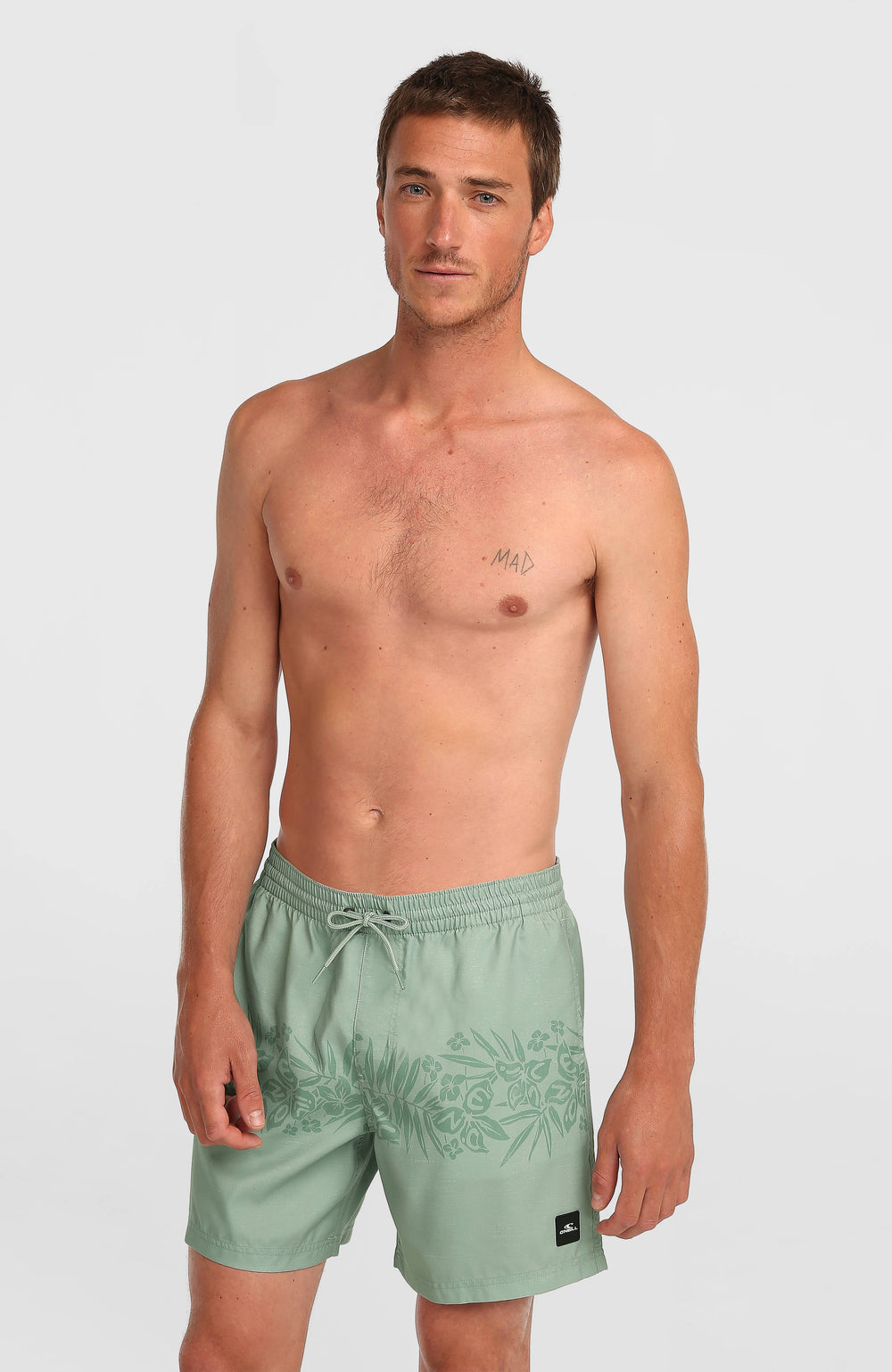 O'Neill Uni Flower 16'' Swimshorts Green Tropical Stripe