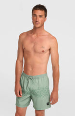 O'Neill Uni Flower 16'' Swimshorts Green Tropical Stripe
