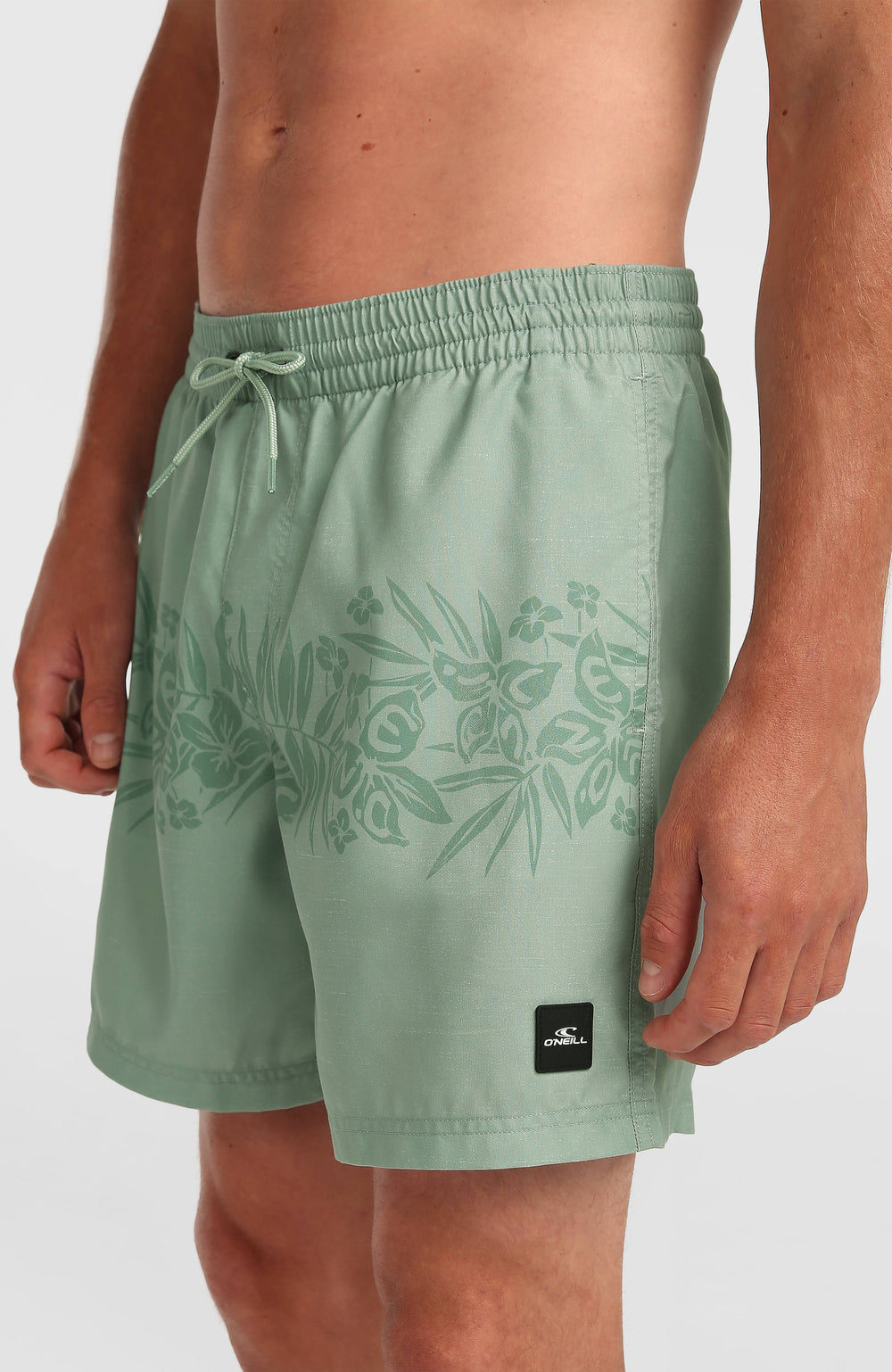 O'Neill Uni Flower 16'' Swimshorts Green Tropical Stripe