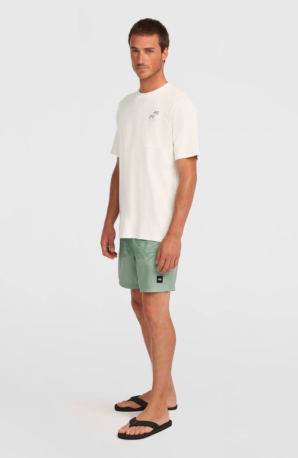 O'Neill Uni Flower 16'' Swimshorts Green Tropical Stripe