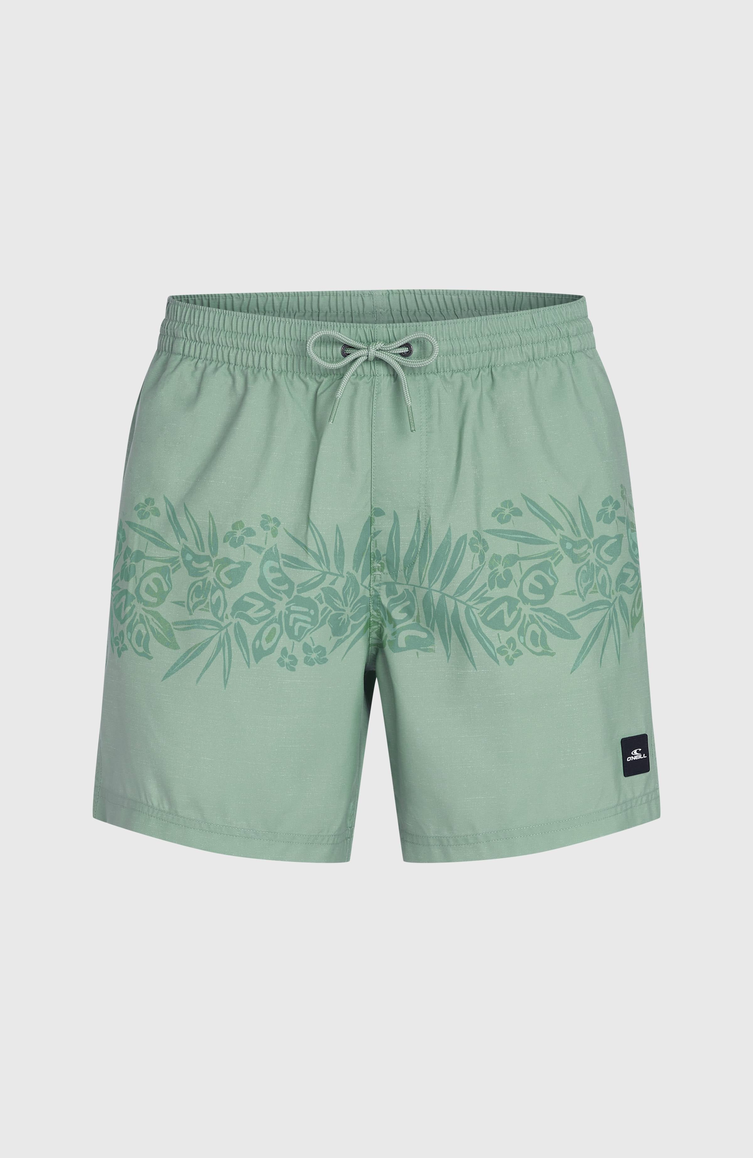 O'Neill Uni Flower 16'' Swimshorts Green Tropical Stripe