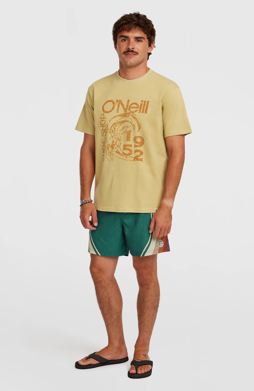 O'Riginals Longboards 15'' Swimshorts Green Originals Sideburns