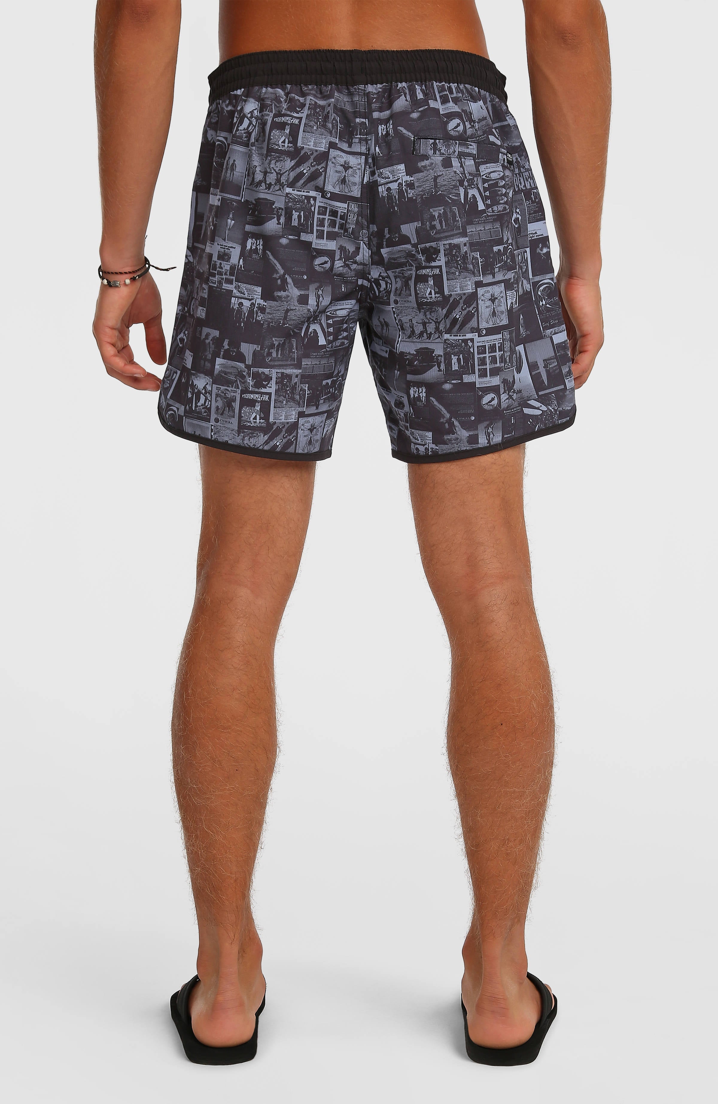 O'Riginals Scallop 16'' Swimshorts Black Out Heritage AOP