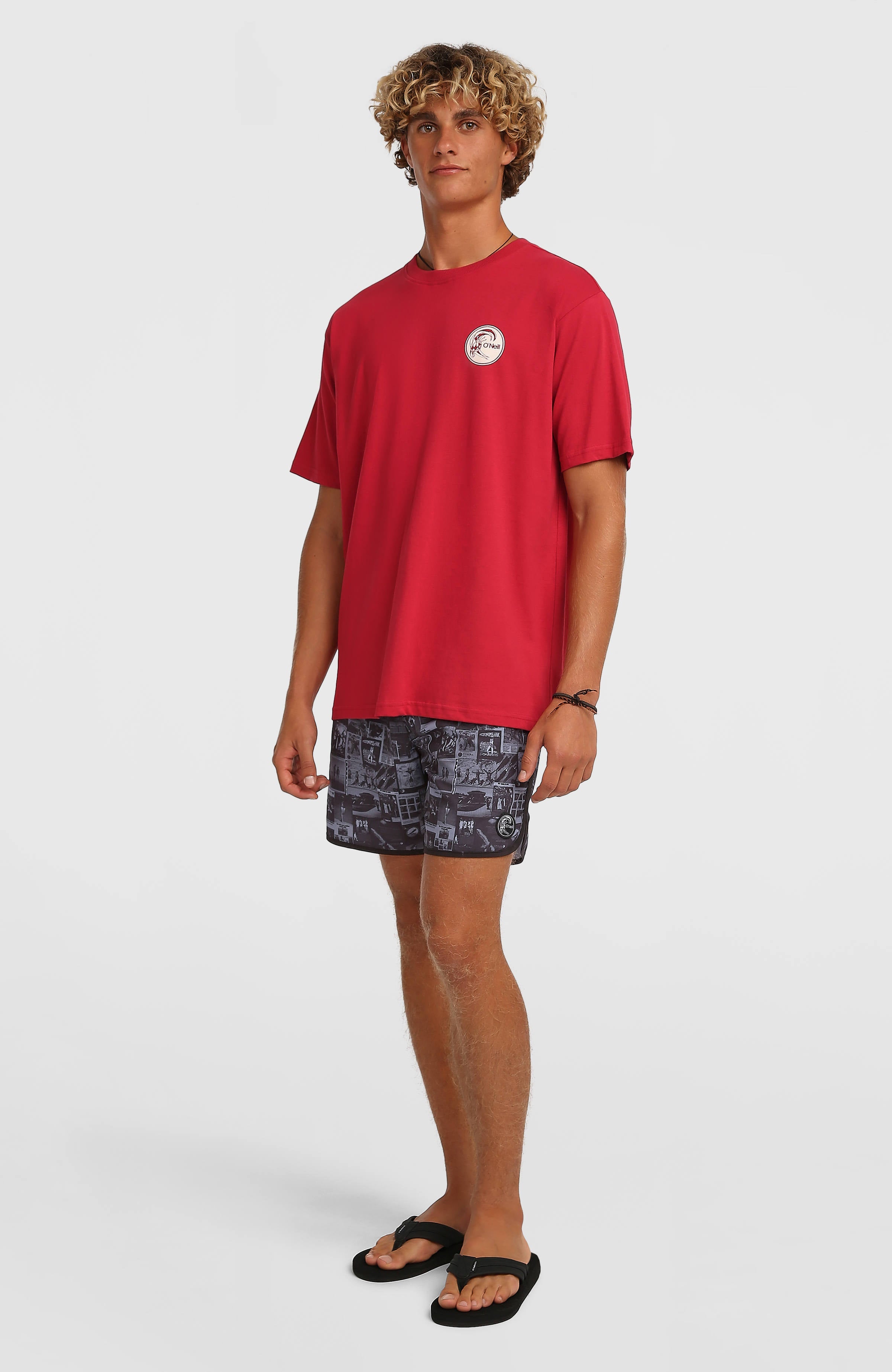 O'Riginals Scallop 16'' Swimshorts Black Out Heritage AOP