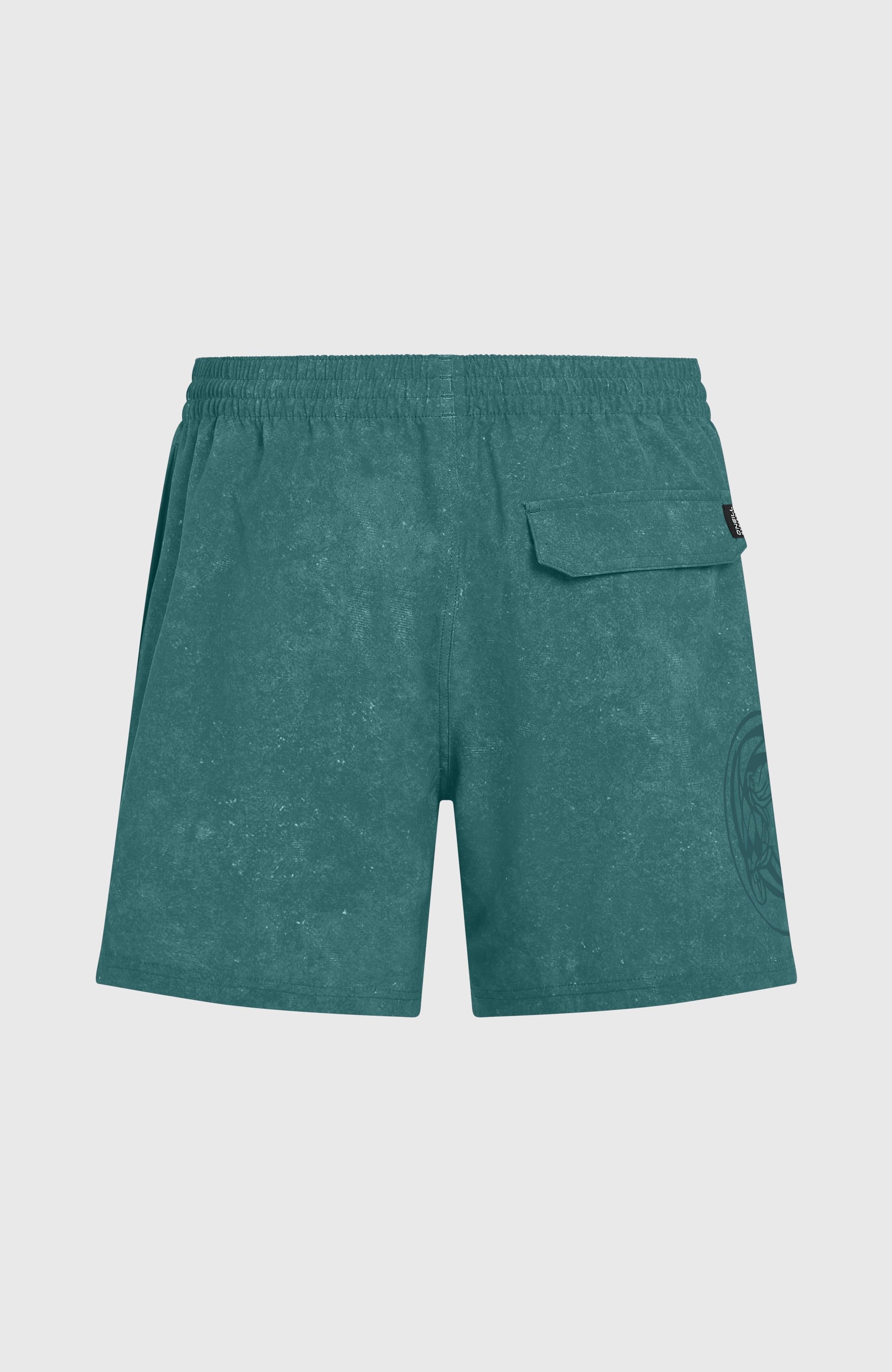 O'Riginals Cali Ocean 16'' Swimshorts Green Originals Acid Wash